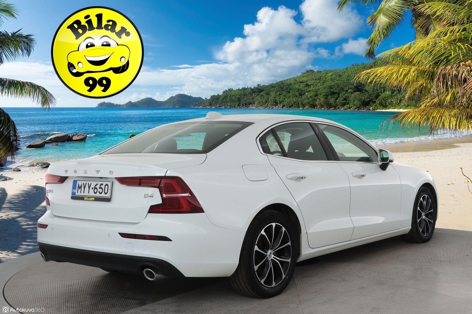 Volvo S60 2021 B4 MHEV Business aut **Muistipenkki / Webasto / Adapt.vakkari / P.kamera / KeylessGo / BLIS / Digimittaristo** - 1.om Suomi-auto / Kahdet renkaat aluvanteilla / Merkkihuollettu