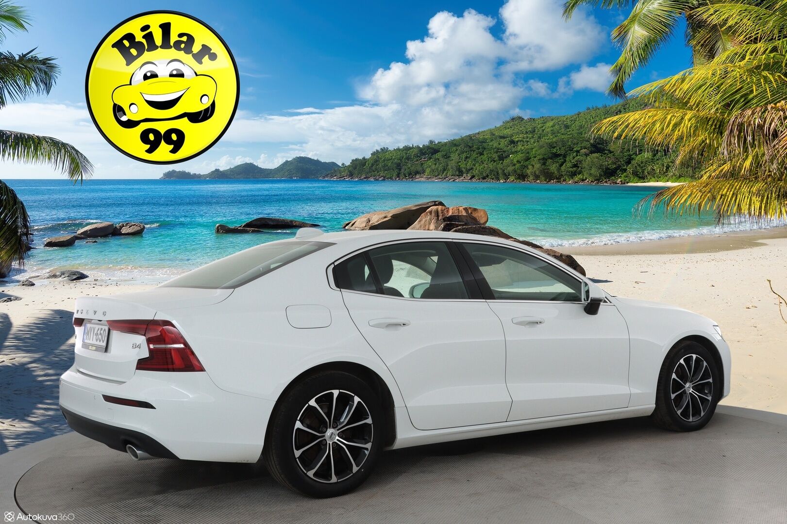 Volvo S60 2021 B4 MHEV Business aut **Muistipenkki / Webasto / Adapt.vakkari / P.kamera / KeylessGo / BLIS / Digimittaristo** - 1.om Suomi-auto / Kahdet renkaat aluvanteilla / Merkkihuollettu
