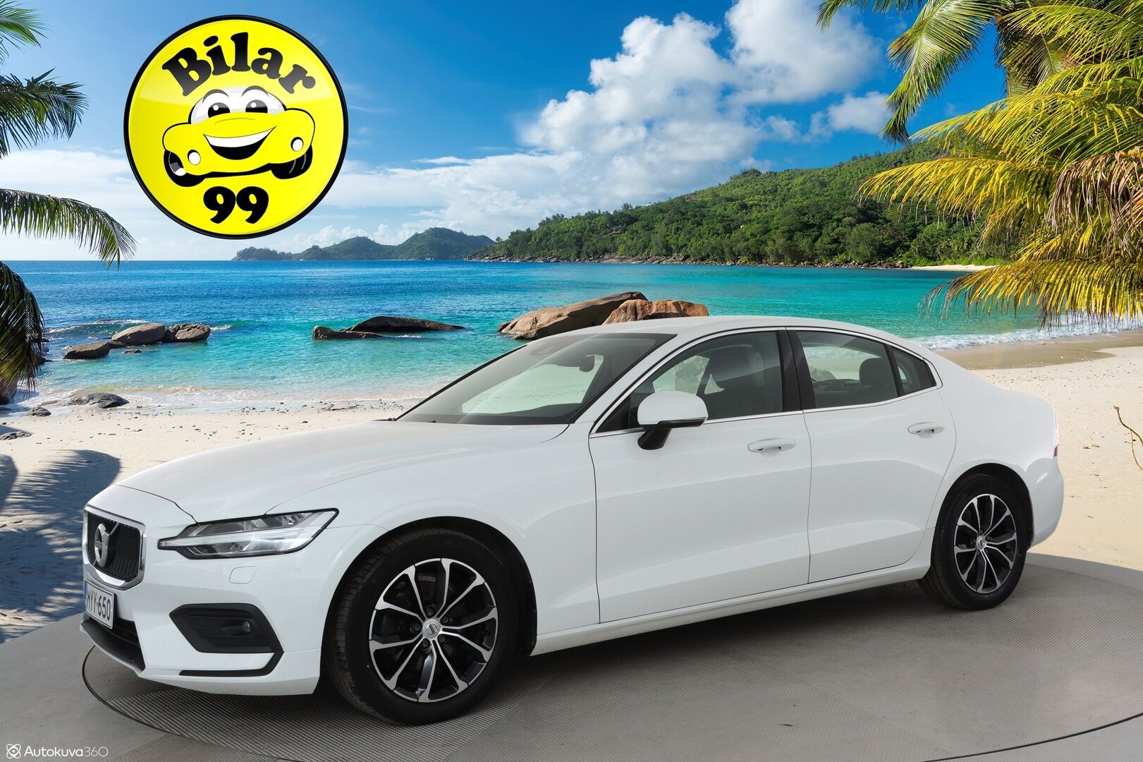 Volvo S60 2021 B4 MHEV Business aut **Muistipenkki / Webasto / Adapt.vakkari / P.kamera / KeylessGo / BLIS / Digimittaristo** - 1.om Suomi-auto / Kahdet renkaat aluvanteilla / Merkkihuollettu