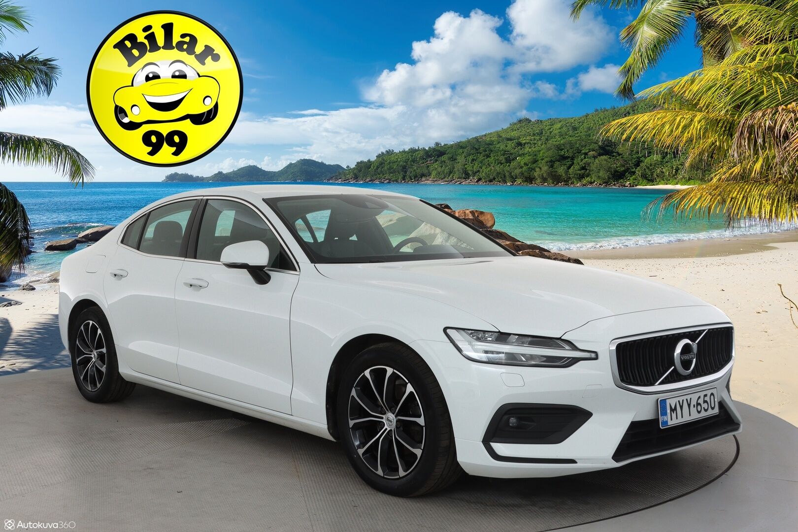 Volvo S60 2021 B4 MHEV Business aut **Muistipenkki / Webasto / Adapt.vakkari / P.kamera / KeylessGo / BLIS / Digimittaristo** - 1.om Suomi-auto / Kahdet renkaat aluvanteilla / Merkkihuollettu