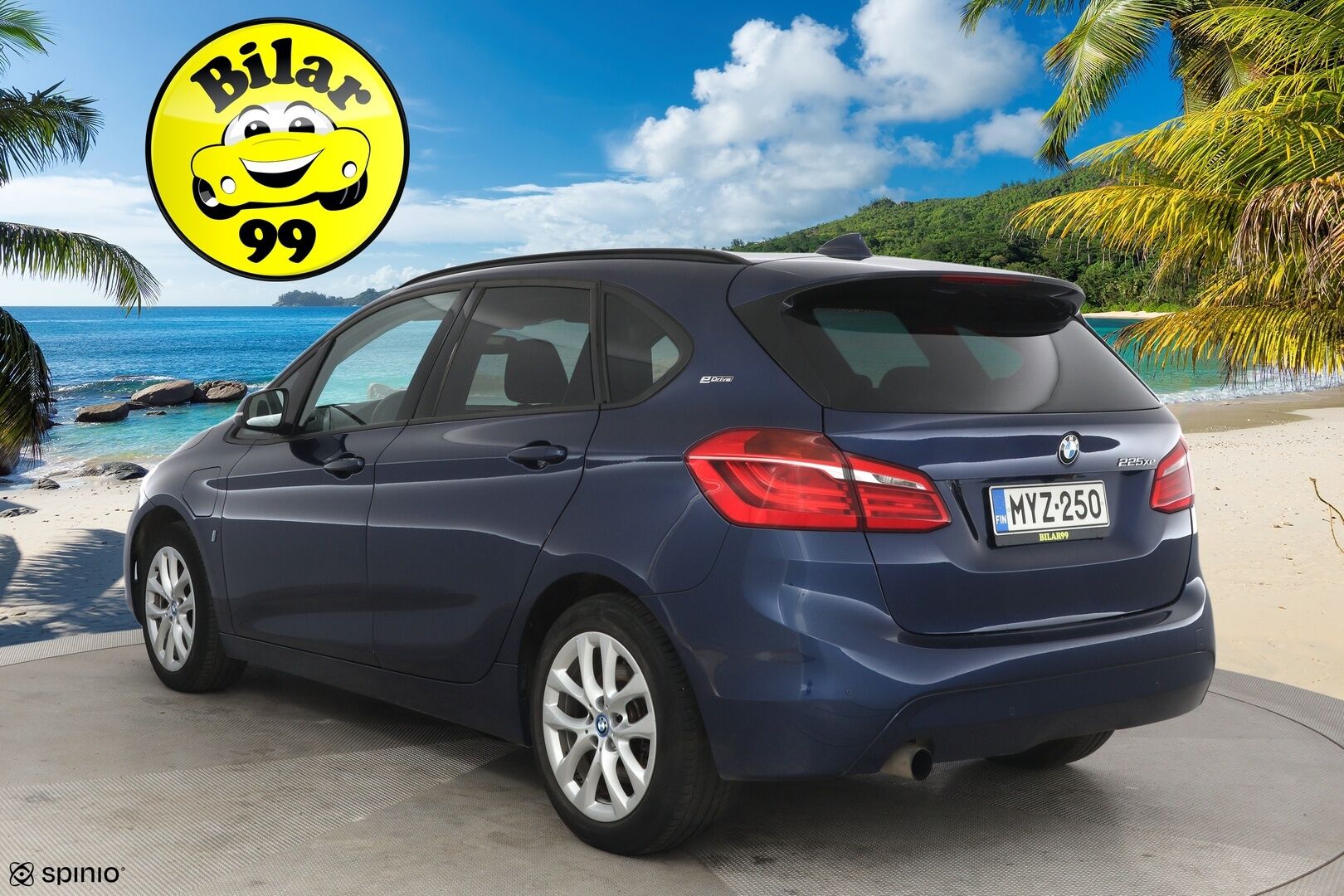 BMW 225 2017 XE iPerformance * Bi-Xenon / P-Kamera / Sähköluukku / Comfort access / Hifit * - Hyvin huollettu / Kummatkin renkaat ajokuntoiset / Katsastusta vuosi * - Osta nyt, maksa vasta ensi vuonna