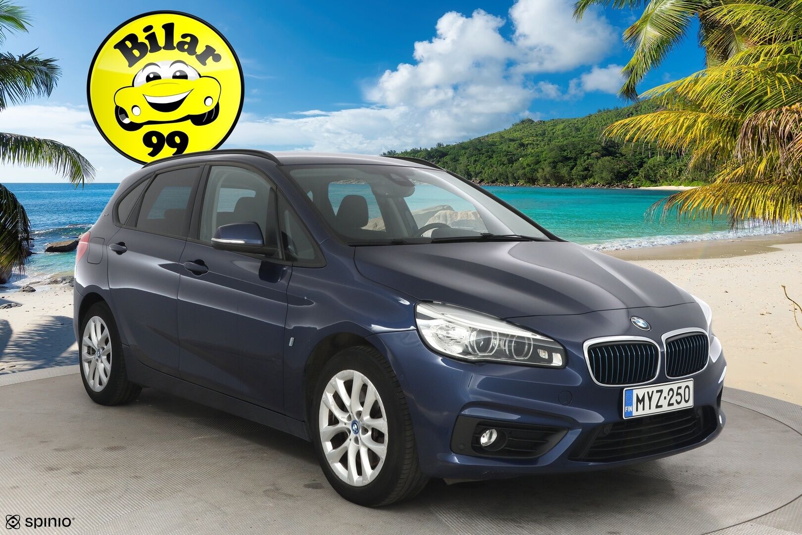 BMW 225 2017 XE iPerformance * Bi-Xenon / P-Kamera / Sähköluukku / Comfort access / Hifit * - Hyvin huollettu / Kummatkin renkaat ajokuntoiset / Katsastusta vuosi * - Osta nyt, maksa vasta ensi vuonna