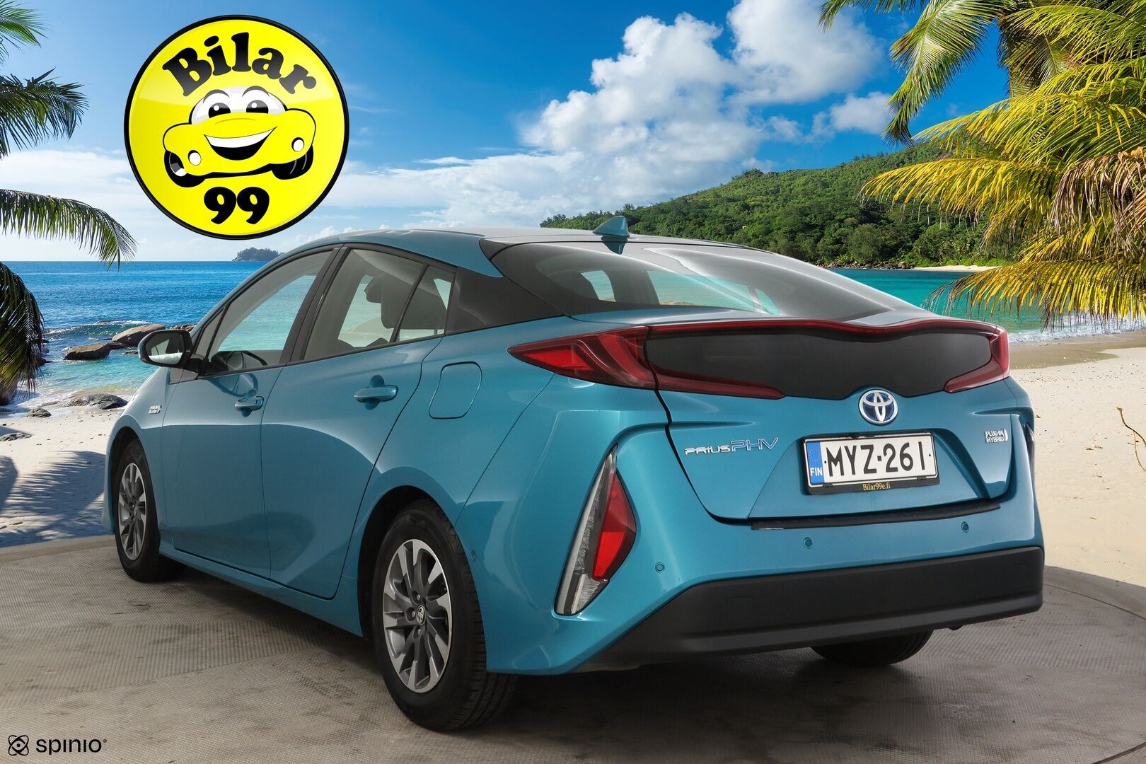 TOYOTA PRIUS PHEV 2019 PRIUS PHV Viistoperä Hud / 360 Kamera / Adap.vakkari / JBL / Nahkasisusta / P-tutkat - Todella siistinvärinen ja hyvin pidetty yksilö! 