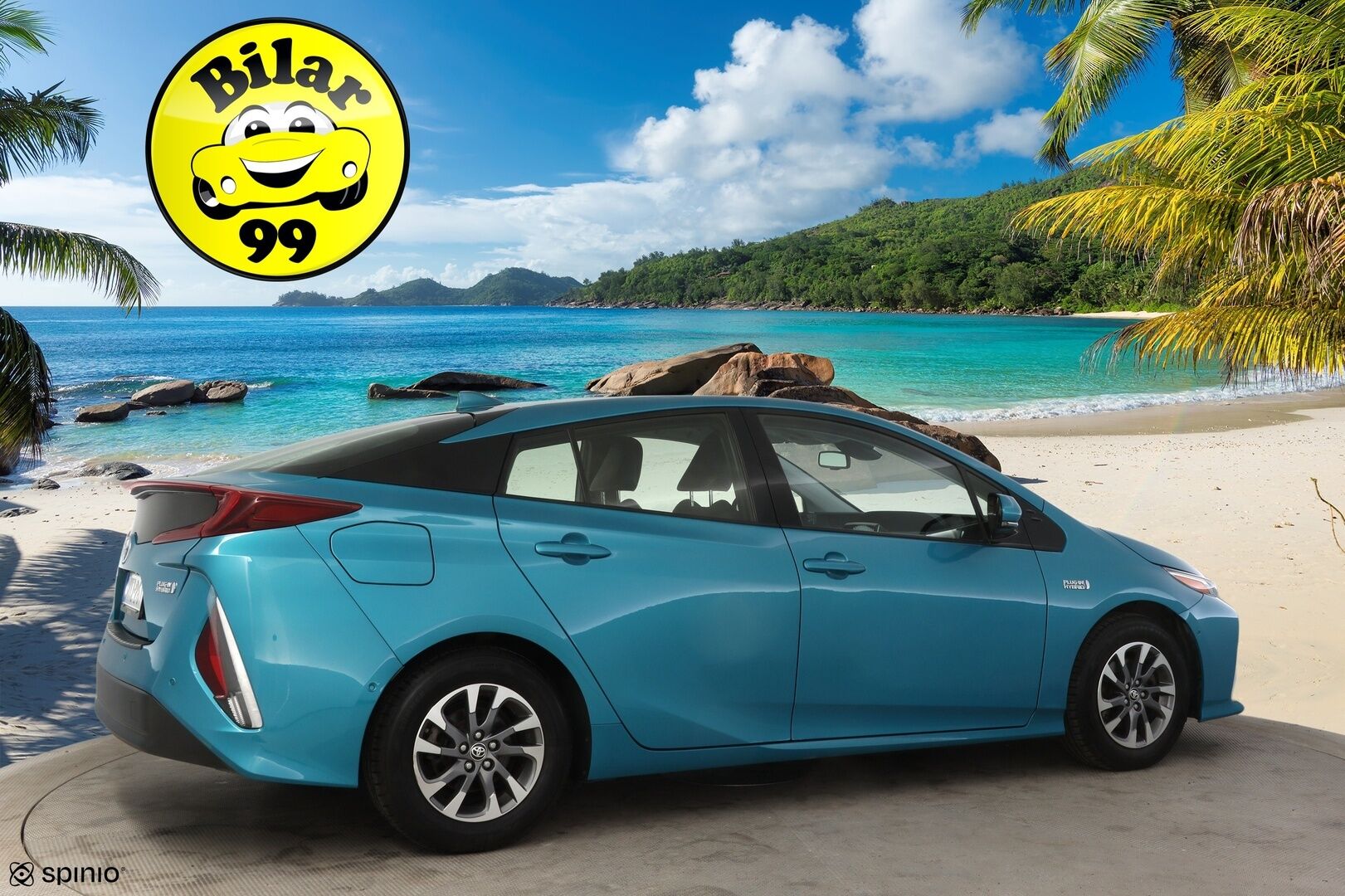 TOYOTA PRIUS PHEV 2019 PRIUS PHV Viistoperä Hud / 360 Kamera / Adap.vakkari / JBL / Nahkasisusta / P-tutkat - Todella siistinvärinen ja hyvin pidetty yksilö! 