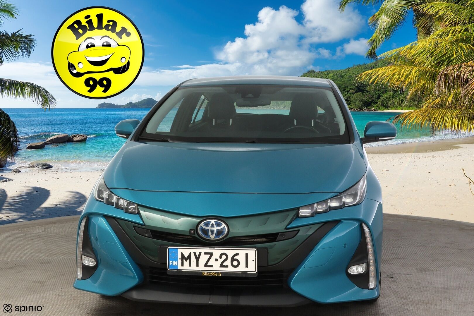 TOYOTA PRIUS PHEV 2019 PRIUS PHV Viistoperä Hud / 360 Kamera / Adap.vakkari / JBL / Nahkasisusta / P-tutkat - Todella siistinvärinen ja hyvin pidetty yksilö! 