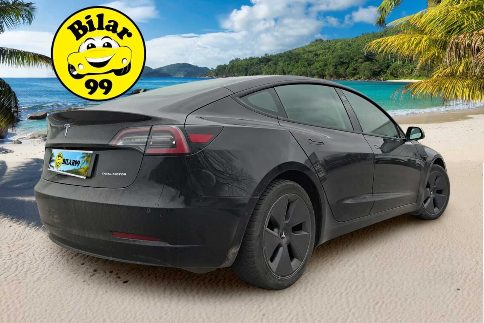 Tesla Model 3 2021 Long Range * 1.om / Suomi-auto / ILP / Lasikatto / 2x Vanteet & Renkaat - P-kamera /  Navigointi / Spotify / Sentry - HULLUT AVAJAISHULINAT KORKOTARJOUS 3,29 %