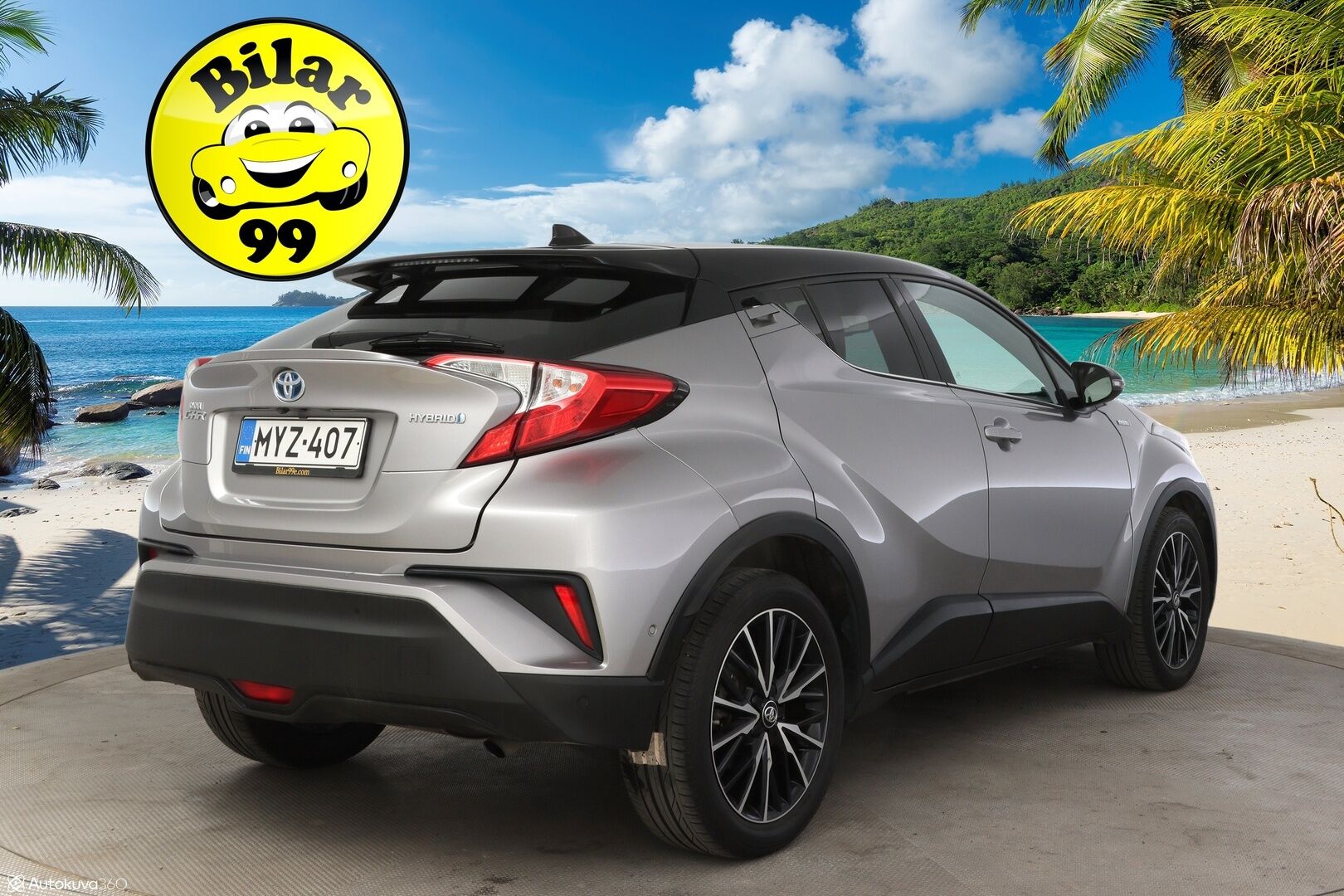 TOYOTA C-HR 2017 1.8 Hybrid Style * Peruutuskamera / KeylessGo / Navi / Adapt. Vakkari * - * Hyvillä varusteilla / Ratinlämmitys / Puolinahkasisuta *