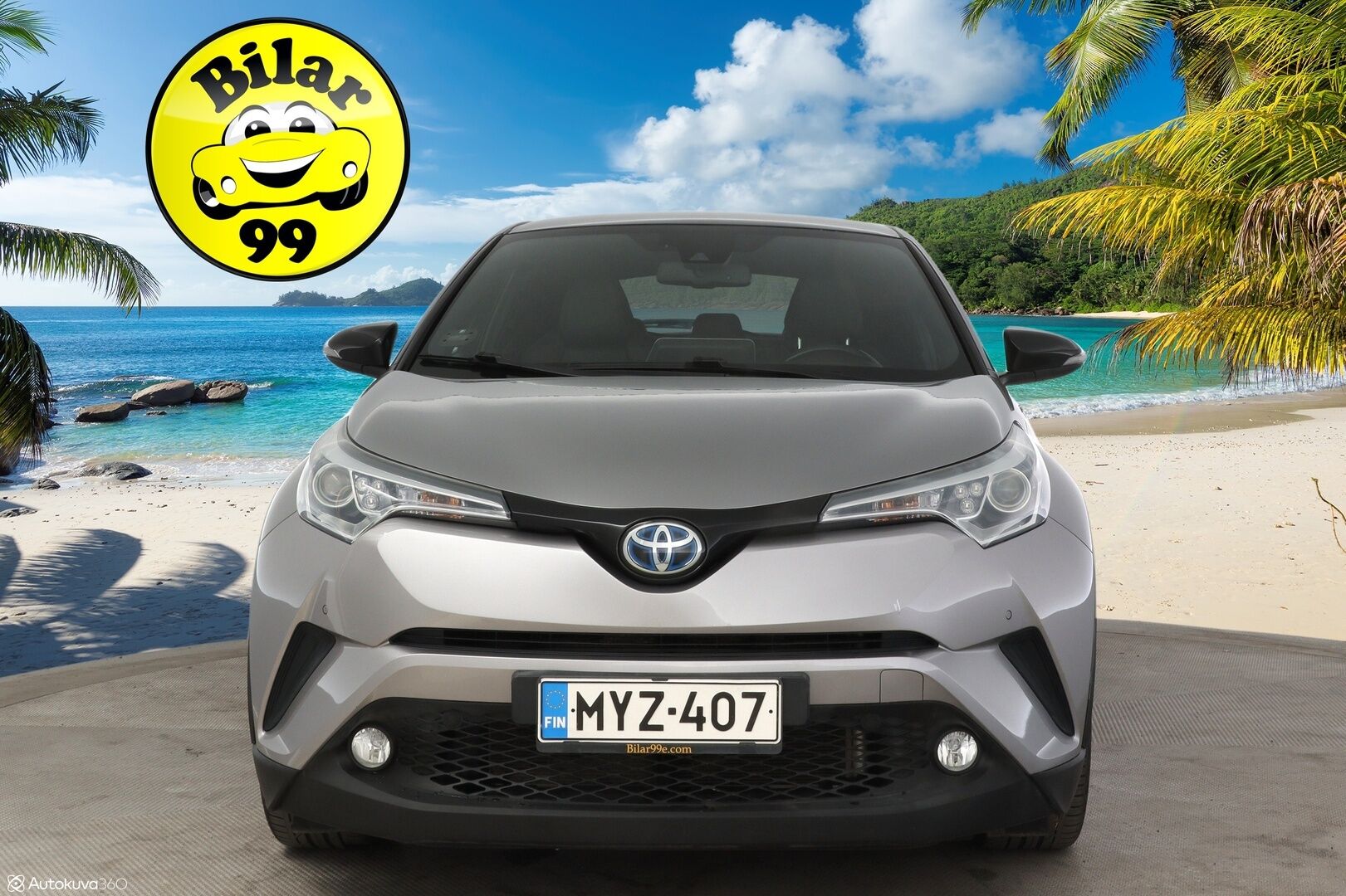 TOYOTA C-HR 2017 1.8 Hybrid Style * Peruutuskamera / KeylessGo / Navi / Adapt. Vakkari * - * Hyvillä varusteilla / Ratinlämmitys / Puolinahkasisuta *