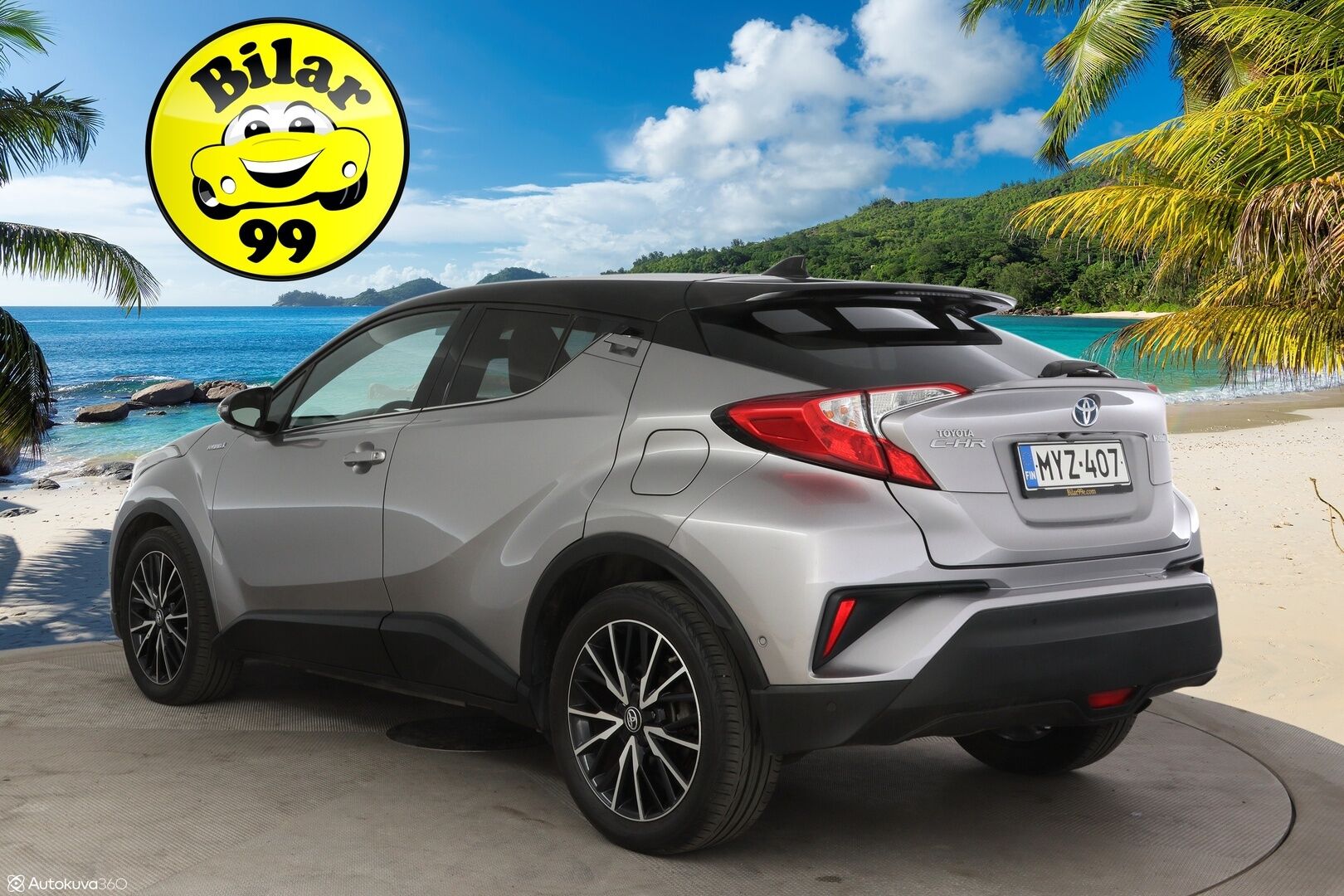 TOYOTA C-HR 2017 1.8 Hybrid Style * Peruutuskamera / KeylessGo / Navi / Adapt. Vakkari * - * Hyvillä varusteilla / Ratinlämmitys / Puolinahkasisuta *