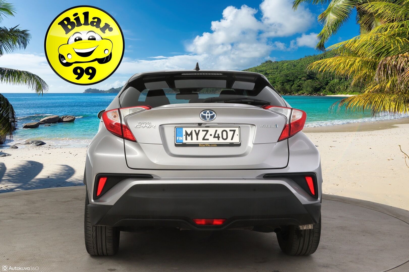 TOYOTA C-HR 2017 1.8 Hybrid Style * Peruutuskamera / KeylessGo / Navi / Adapt. Vakkari * - * Hyvillä varusteilla / Ratinlämmitys / Puolinahkasisuta *