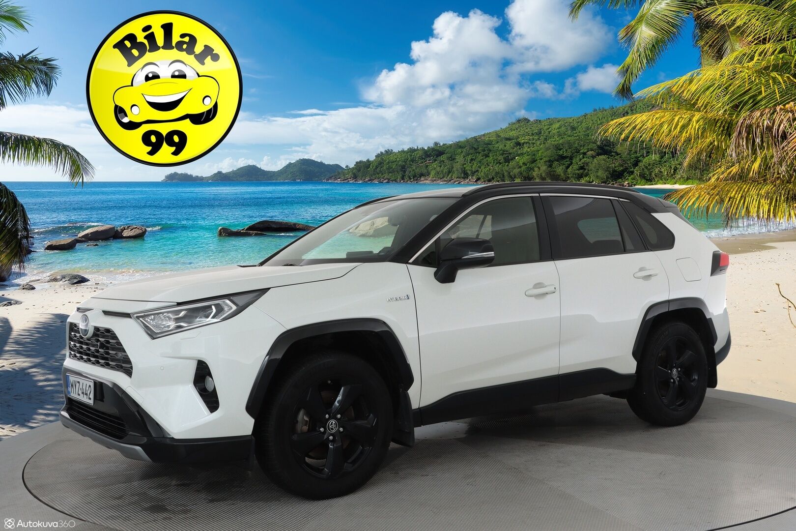 Toyota RAV4 2019 Hybrid Style AWD-i E-CVT ** Adapt.Vakkari / P.kamera / LED-valot / Koukku / JBL / Kaistavahti / KeylessGO ** - 3,99 % KORKOTARJOUS TÄHÄN AUTOON - Merkki Huollettu / 2x Renkaat