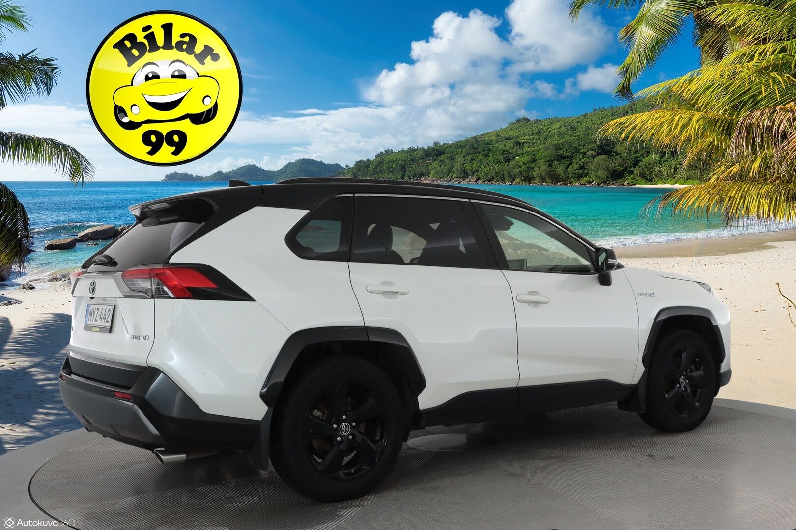 Toyota RAV4 2019 Hybrid Style AWD-i E-CVT ** Adapt.Vakkari / P.kamera / LED-valot / Koukku / JBL / Kaistavahti / KeylessGO ** - 3,99 % KORKOTARJOUS TÄHÄN AUTOON - Merkki Huollettu / 2x Renkaat