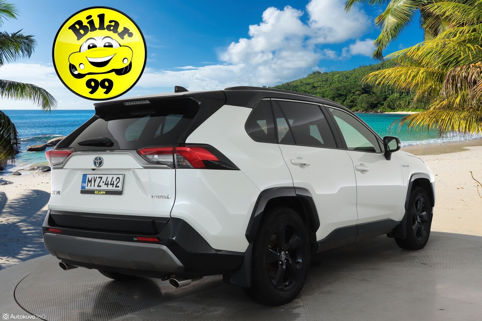 Toyota RAV4 2019 Hybrid Style AWD-i E-CVT ** Adapt.Vakkari / P.kamera / LED-valot / Koukku / JBL / Kaistavahti / KeylessGO ** - 3,99 % KORKOTARJOUS TÄHÄN AUTOON - Merkki Huollettu / 2x Renkaat