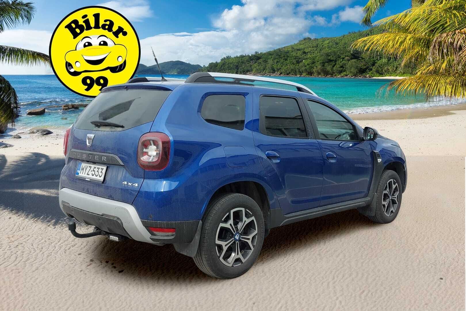 Dacia Duster 2021 10 Blue dCi 115 4x4 - Binar-Lisälämmitin / Suomiauto / Vetokoukku / P.Kamera / Vakkari / Navi / Juuri saapunut Tampereelle!