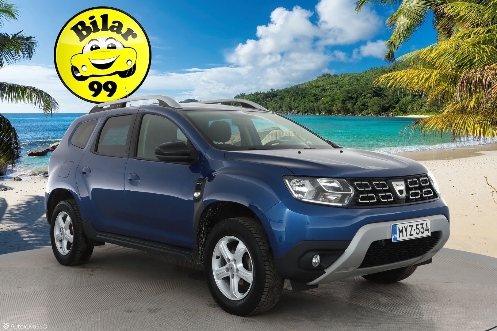 Dacia Duster 2021 Blue dCi 115 4x4 - 1Om Suomiauto / Peruutuskamera / Vetokoukku / Apple&Android / Vakkari / Tulossa Tampereelle!