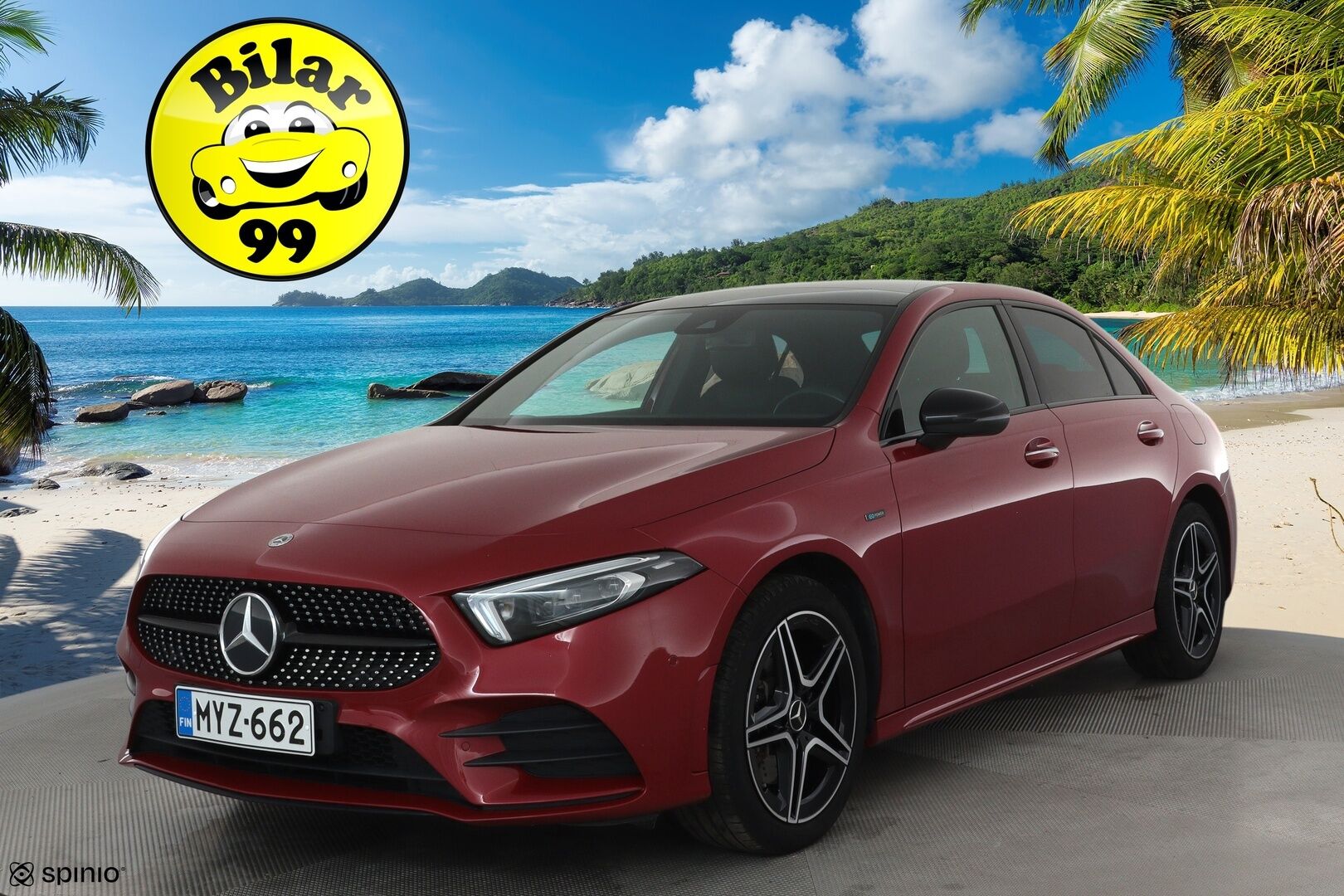 Mercedes-Benz A 2021 250 e A sedan Business AMG Edition EQ Power **Distronic+ / Multibeam LED / Panorama / Muistipenkit / KeylessGo** - Suomi-auto / Kahdet renkaat aluvanteilla / Nahka-Alcantara / Navi / Widescreen / Sporttipenkit / P.kamera