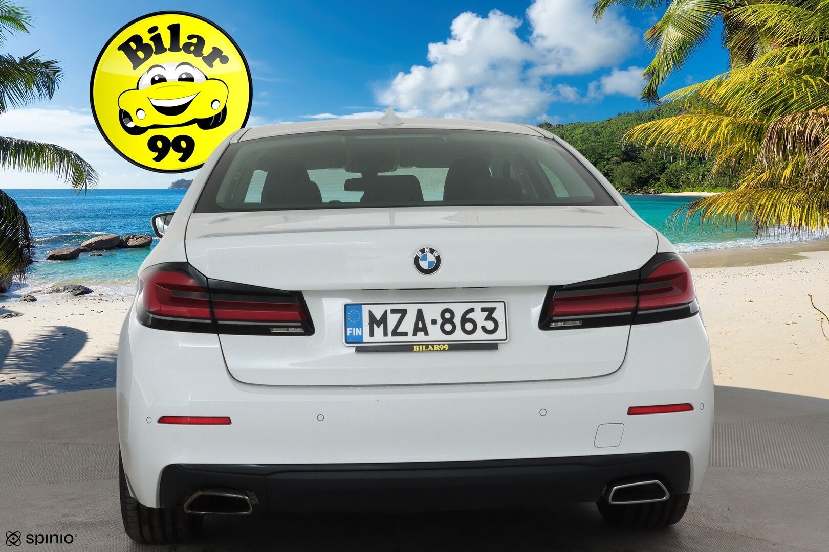 BMW 520 2021 G30 Business A MHEV **Vakkari / Webasto / P.tutkat / Digimittaristo / LED / Navi** - 1.Om Suomi-auto / Kahdet renkaat aluvanteilla