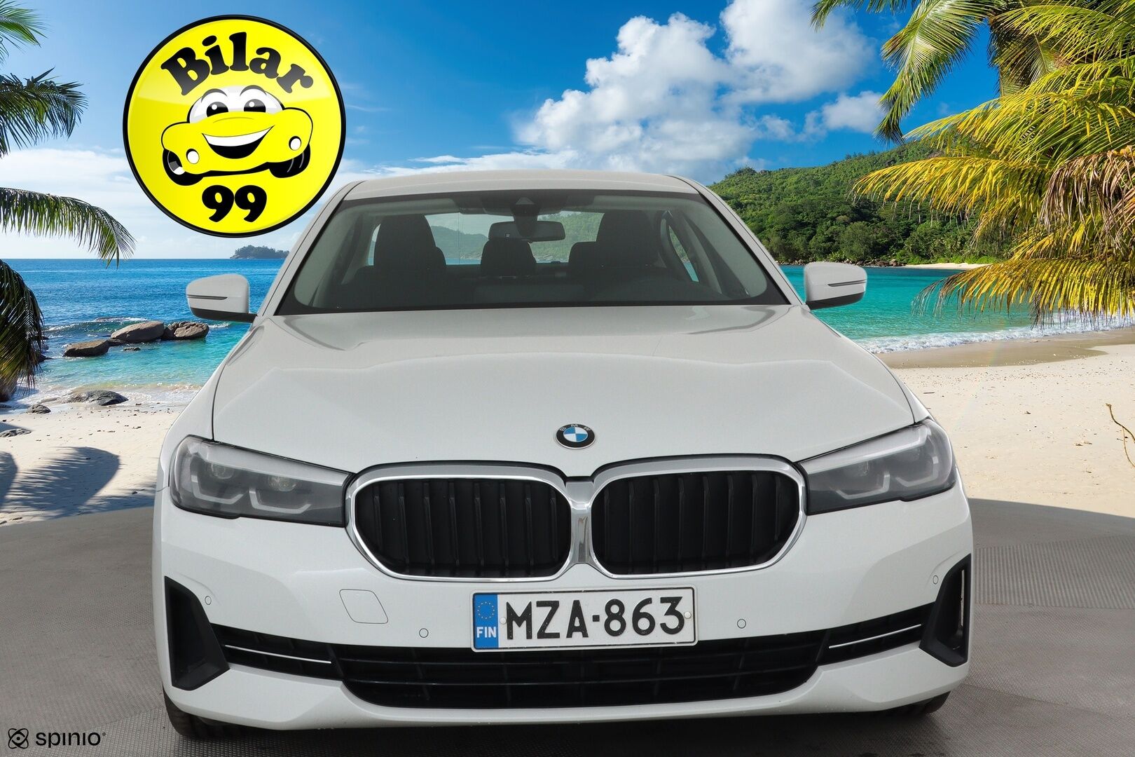 BMW 520 2021 G30 Business A MHEV **Vakkari / Webasto / P.tutkat / Digimittaristo / LED / Navi** - 1.Om Suomi-auto / Kahdet renkaat aluvanteilla