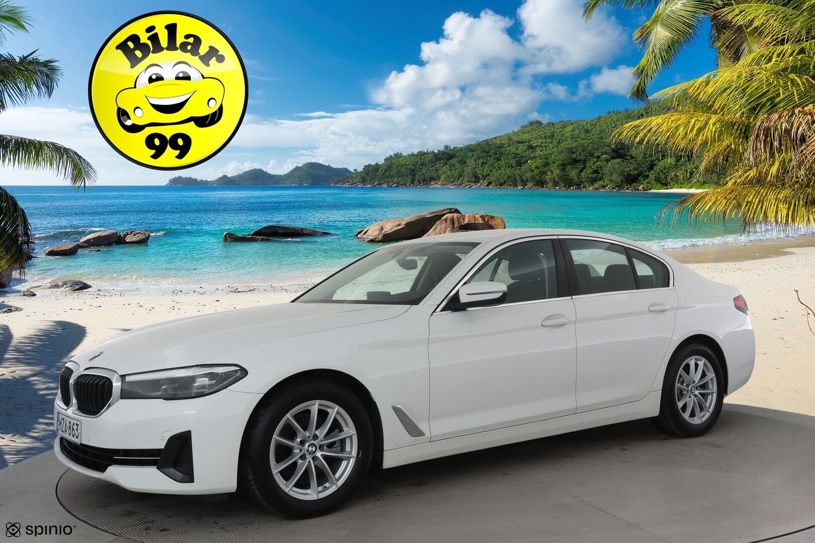 BMW 520 2021 G30 Business A MHEV *Vakkari / Webasto / P.tutkat / Digimittaristo / LED / Navi* - KATSO KAMPANJAHINTA! / 1.Om Suomi-auto / Juuri Huollettu / Kahdet renkaat aluvanteilla