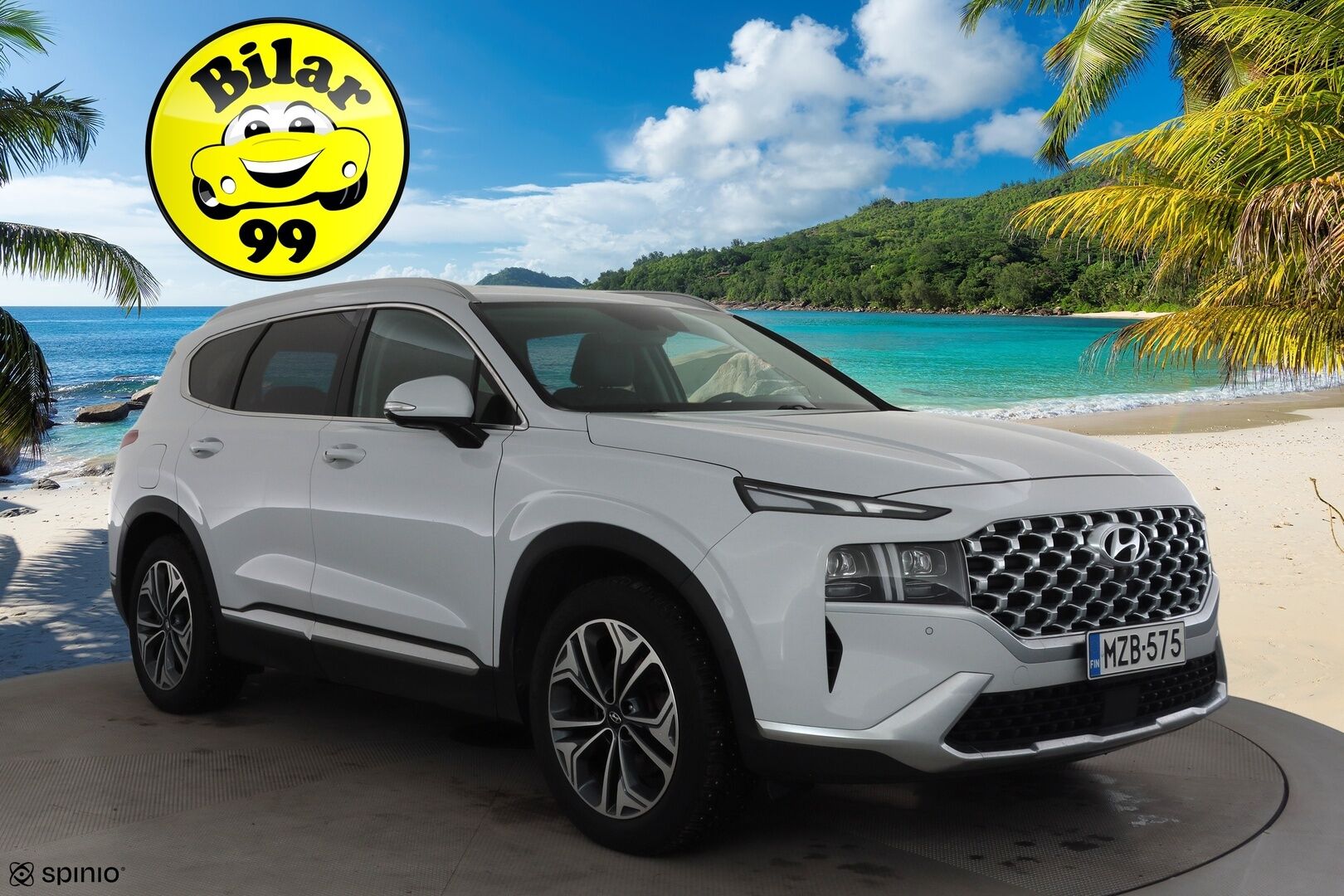 Hyundai Santa Fe 2021 1.6 T-GDI 265 hv Plug in 4WD 6AT Premium 7P MY21 * ACC / HUD / 360° / Muistipenkki / Koukku / Ilmastoidut nahat * - Suomi-auto / Akku kuntotarkastettu SoH 97,3% / Kahdet renkaat aluvanteilla / Merkkihuollettu / Juuri huollettu