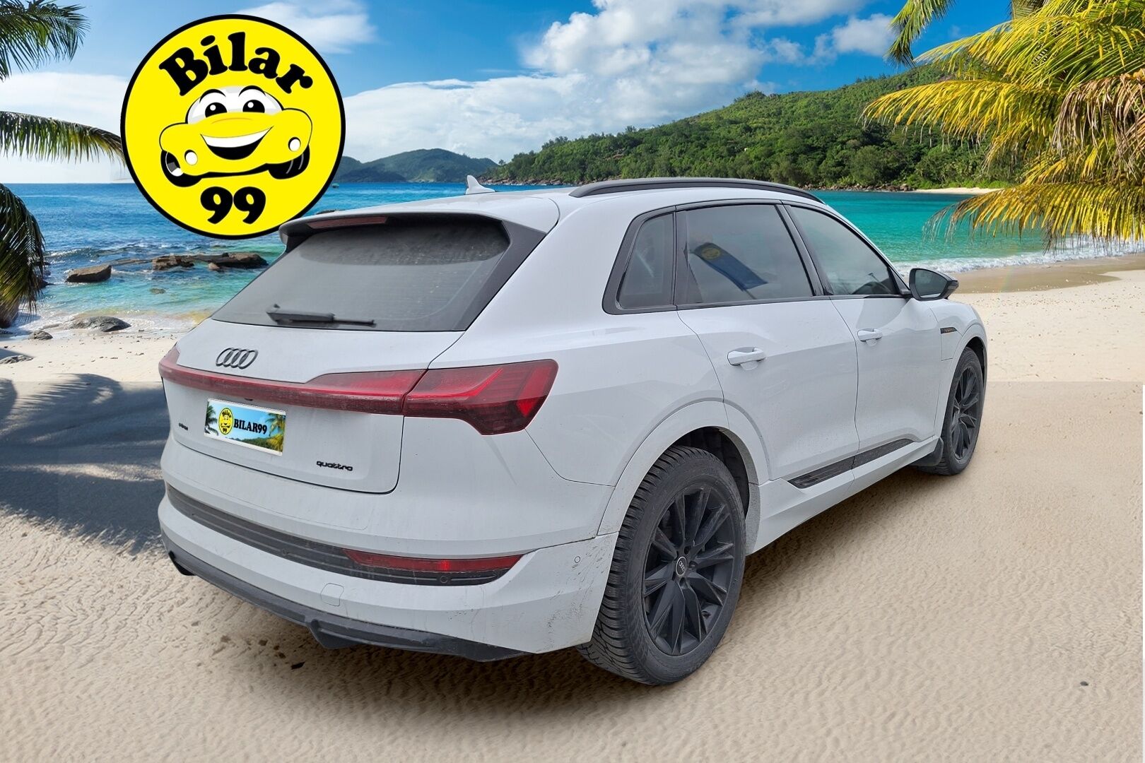 Audi e-tron 2021 55 quattro S-Line *ACC / Bang & Olufsen / Ilma-alusta / Koukku / Muistipenkki / P.kamera / Apple&Android ** - Akku kuntotarkistettu / Merkkihuollettu Suomiauto kaksilla renkailla ja vanteilla! - HULLUT AVAJAISHULINAT KORKOTARJOUS 3,29 %