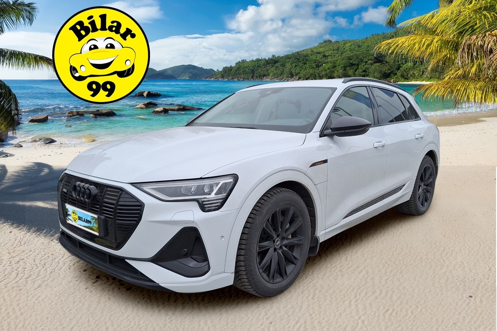 Audi e-tron 2021 55 quattro S-Line *ACC / Bang & Olufsen / Ilma-alusta / Koukku / Muistipenkki / P.kamera / Apple&Android ** - Akku kuntotarkistettu / Merkkihuollettu Suomiauto kaksilla renkailla ja vanteilla! - HULLUT AVAJAISHULINAT KORKOTARJOUS 3,29 %