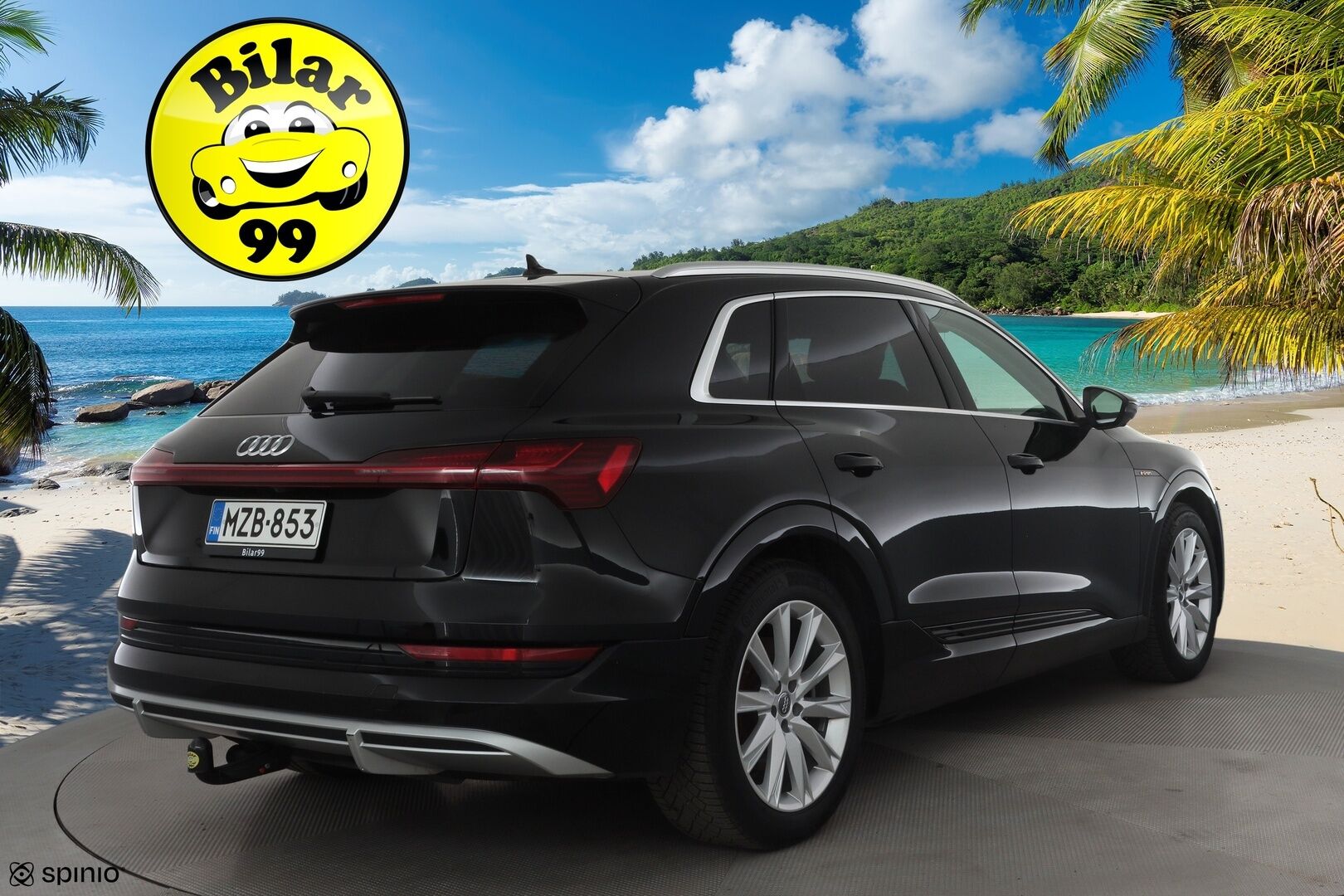 Audi e-tron 2021 55 Quattro S-Line * Ilma-alusta / Panorama / ACC / 360° / Sportpenkki Muistilla / Bang&Olufsen / LED / Koukku / Navi * - 1-om Suomi-auto / Akku kuntotarkastettu SoH 94,1% / Kahdet renkaat