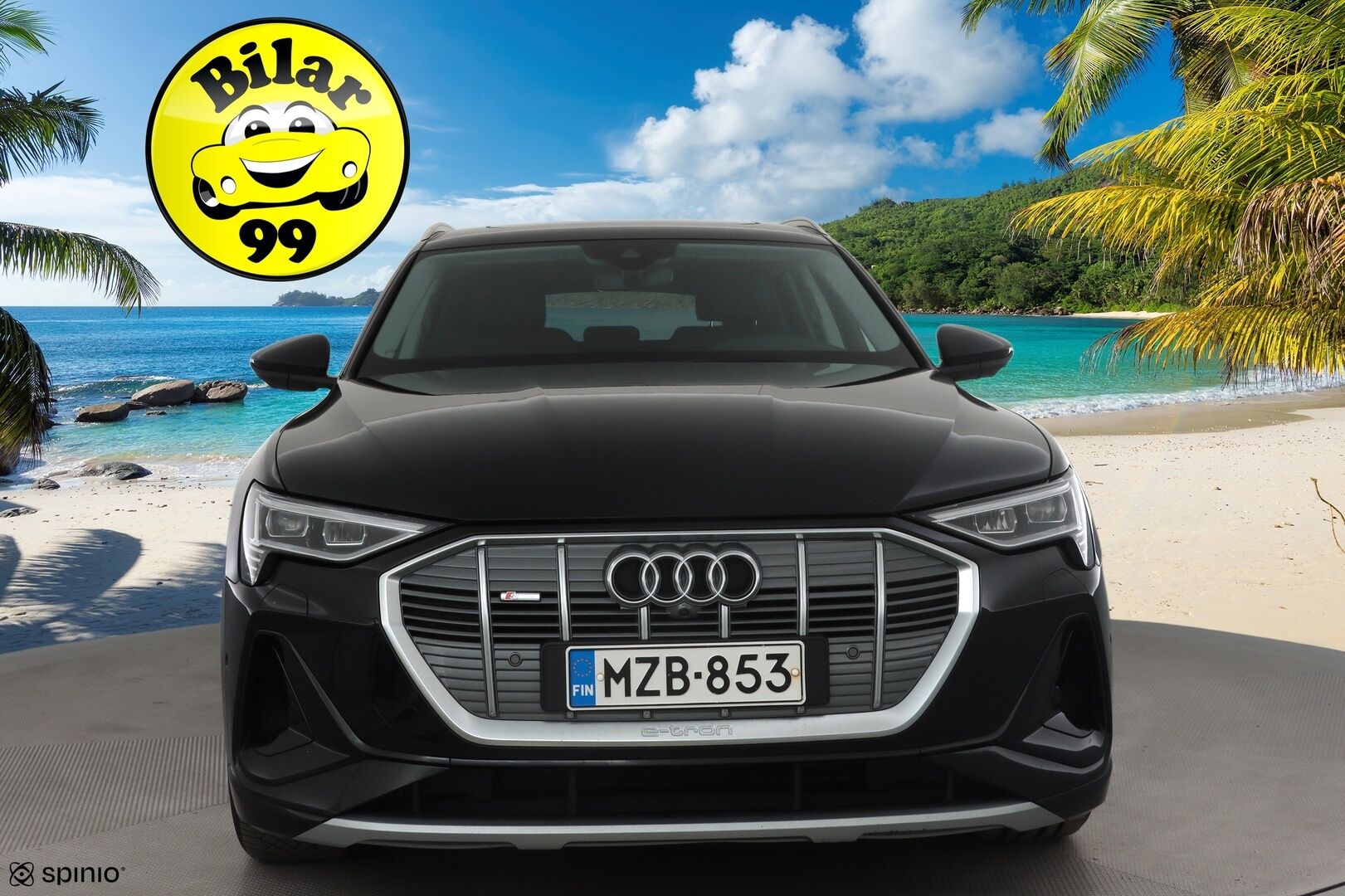 Audi e-tron 2021 55 Quattro S-Line * Ilma-alusta / Panorama / ACC / 360° / Sportpenkki Muistilla / Bang&Olufsen / LED / Koukku / Navi * - 1-om Suomi-auto / Akku kuntotarkastettu SoH 94,1% / Kahdet renkaat