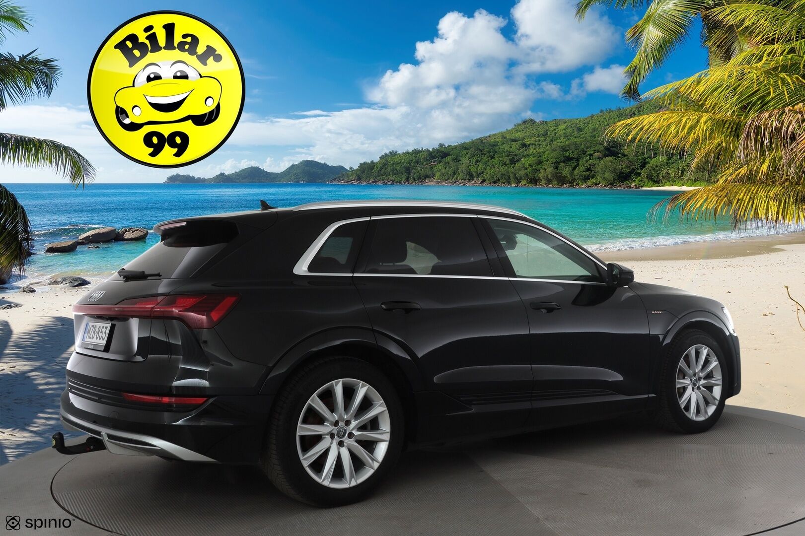 Audi e-tron 2021 55 Quattro S-Line * Ilma-alusta / Panorama / ACC / 360° / Sportpenkki Muistilla / Bang&Olufsen / LED / Koukku / Navi * - 1-om Suomi-auto / Akku kuntotarkastettu SoH 94,1% / Kahdet renkaat