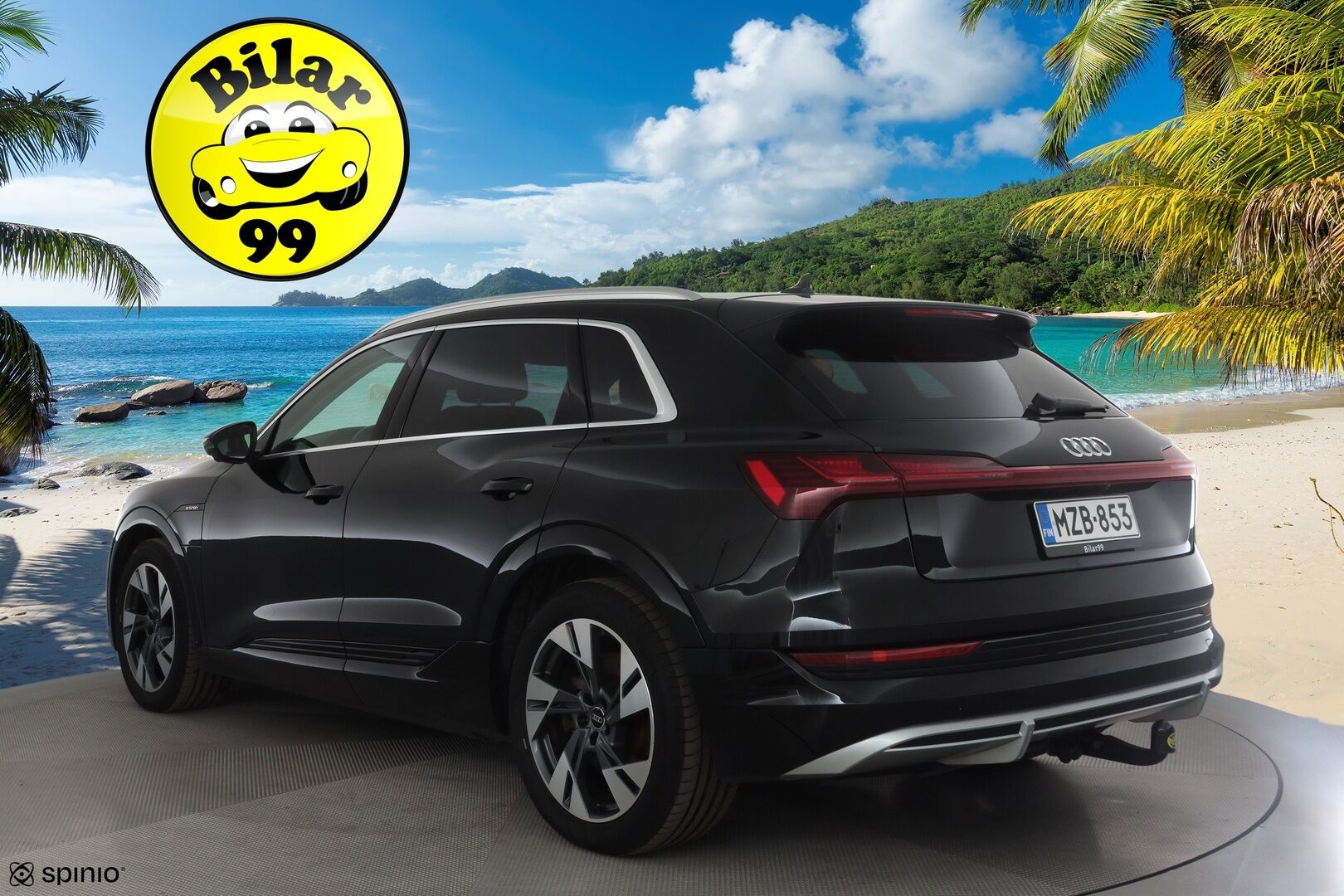 Audi e-tron 2021 55 Quattro S-Line * Ilma-alusta / Panorama / ACC / 360° / Sportpenkki Muistilla / Bang&Olufsen / LED / Koukku / Navi * - 1-om Suomi-auto / Akku kuntotarkastettu SoH 94,1% / Kahdet renkaat