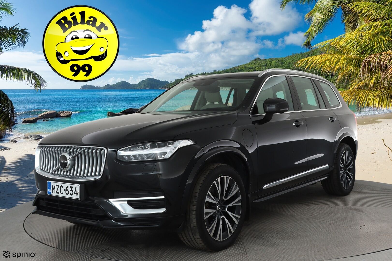 Volvo XC90 2021 T8 TwE AWD Inscription aut Recharge **Adapt.vakkari / Panorama / H&K / Muistipenkit / 360° / 7P / Full LED** - 3,99 % KORKOTARJOUS TÄHÄN AUTOON - 1.Om Suomi-auto / Kahdet renkaat aluvanteilla / Merkkihuollettu / HUD / Vaaleat nahat / Penkinlämmittimet takana / Ratinlämmitin / Webasto