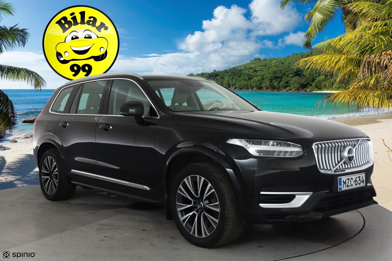 Volvo XC90 2021 T8 TwE AWD Inscription aut Recharge **Adapt.vakkari / Panorama / H&K / Muistipenkit / 360° / 7P / Full LED** - 3,99 % KORKOTARJOUS TÄHÄN AUTOON - 1.Om Suomi-auto / Kahdet renkaat aluvanteilla / Merkkihuollettu / HUD / Vaaleat nahat / Penkinlämmittimet takana / Ratinlämmitin / Webasto