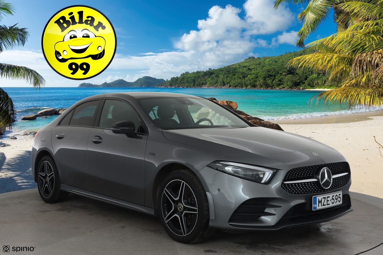 Mercedes-Benz A 2021 250 e A sedan Business AMG Edition EQ Power *Distronic+ / P.kamera / Multibeam / Navi / Widescreen / Sporttipenkit* - SoH 98,7% / Suomi-auto / Kahdet renkaat aluvanteilla / Merkkihuollettu - Osta nyt, maksa vasta ensi vuonna