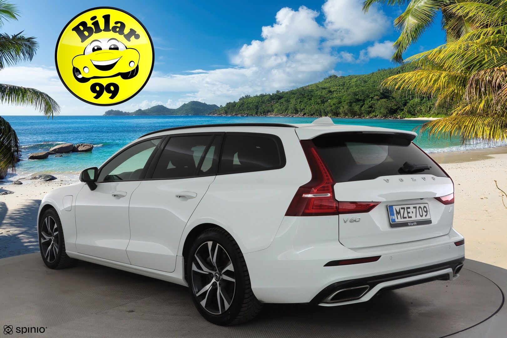 Volvo V60 2021 T8 TwE AWD R-Design aut * ACC / H&K / Panorama / P.kamera / LED / Webasto / Koukku / Muistipenkki / Keyless / Navi * - Suomi-Auto / Merkkihuollettu / Kahdet renkaat - HULLUT AVAJAISHULINAT KORKOTARJOUS 3,29 %