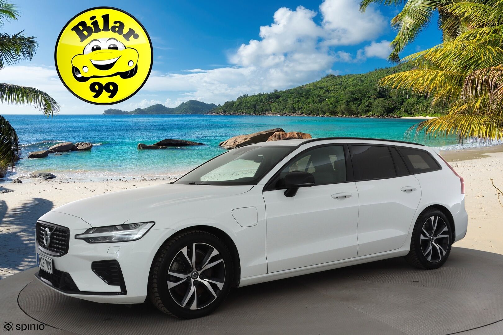 Volvo V60 2021 T8 TwE AWD R-Design aut * ACC / H&K / Panorama / P.kamera / LED / Webasto / Koukku / Muistipenkki / Keyless / Navi * - Suomi-Auto / Merkkihuollettu / Kahdet renkaat - HULLUT AVAJAISHULINAT KORKOTARJOUS 3,29 %