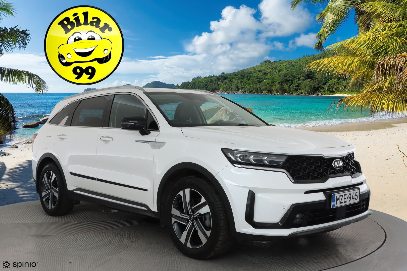 Kia Sorento 2021 1,6 T-GDI Plug-in Hybrid AWD Business Premium AT 5P **Adapt.vakkari / Sähköpenkit / Koukku / KeylessGo / LED / P.kamera** - 3,99 % KORKOTARJOUS TÄHÄN AUTOON - Akku kuntotarkastettu / Suomi-auto / Kahdet renkaat aluvanteilla / Digimittaristo / Merkkihuollettu