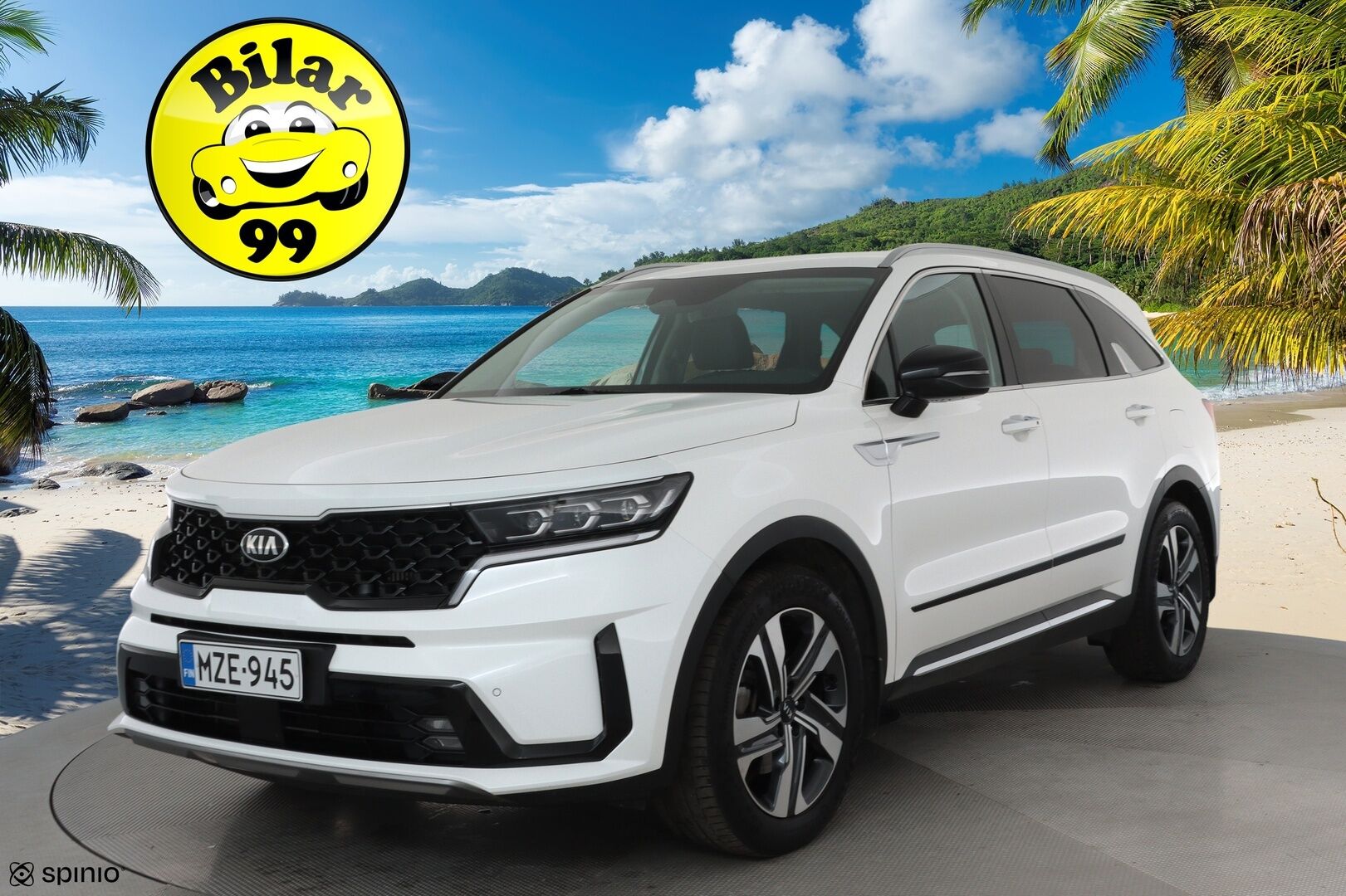 Kia Sorento 2021 1,6 T-GDI Plug-in Hybrid AWD Business Premium AT 5P **Adapt.vakkari / Sähköpenkit / Koukku / KeylessGo / LED / P.kamera** - 3,99 % KORKOTARJOUS TÄHÄN AUTOON - Akku kuntotarkastettu / Suomi-auto / Kahdet renkaat aluvanteilla / Digimittaristo / Merkkihuollettu