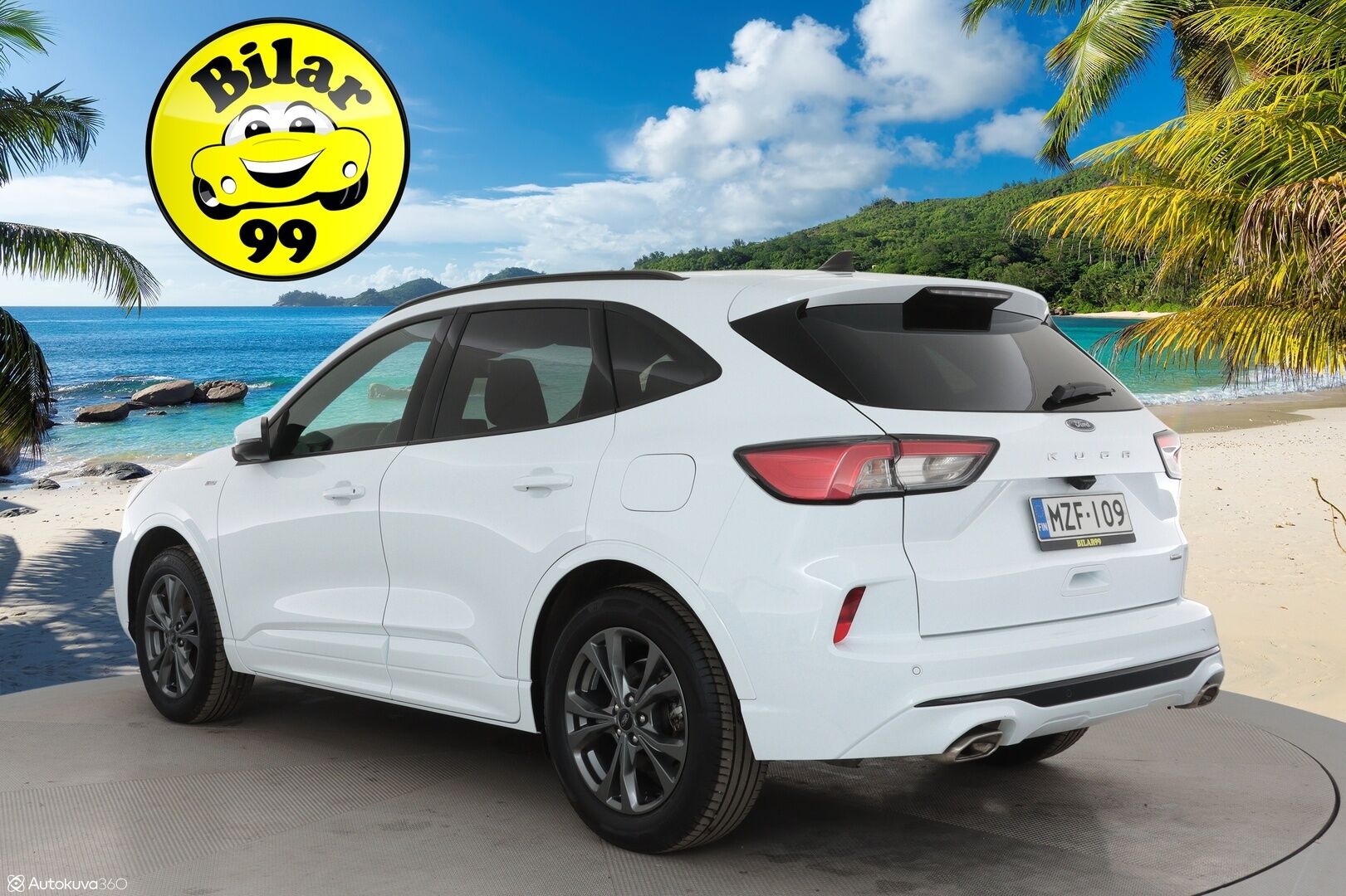 Ford Kuga 2021 2,5 Hybrid (HEV) 190hv CVT AWD ST-Line X 5-ovinen - 1Om Suomiauto / Bang&Olufsen / Peruutuskamera / Adapt.LED / Nahka-Alcantara / Lämm.Tuulilasi / Navi / Huippuvarusteet!