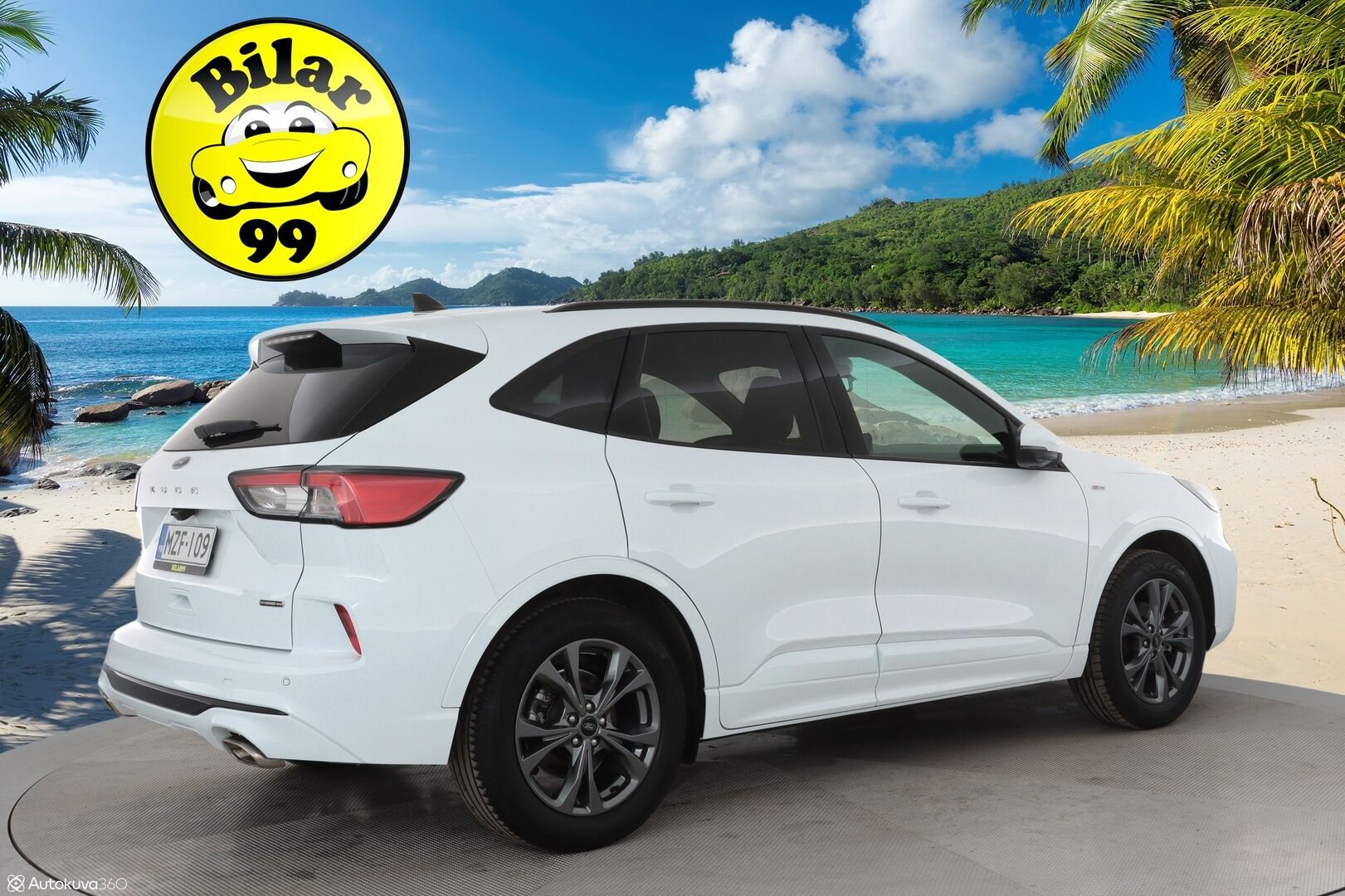 Ford Kuga 2021 2,5 Hybrid (HEV) 190hv CVT AWD ST-Line X 5-ovinen - 1Om Suomiauto / Bang&Olufsen / Peruutuskamera / Adapt.LED / Nahka-Alcantara / Lämm.Tuulilasi / Navi / Huippuvarusteet!