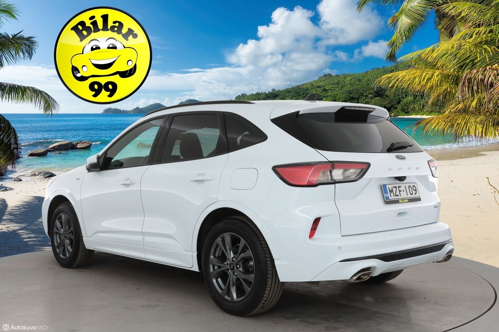 Ford Kuga 2021 2,5 Hybrid (HEV) 190hv CVT AWD ST-Line X 5-ovinen - 1Om Suomiauto / Bang&Olufsen / Peruutuskamera / Adapt.LED / Nahka-Alcantara / Lämm.Tuulilasi / Navi / Huippuvarusteet!