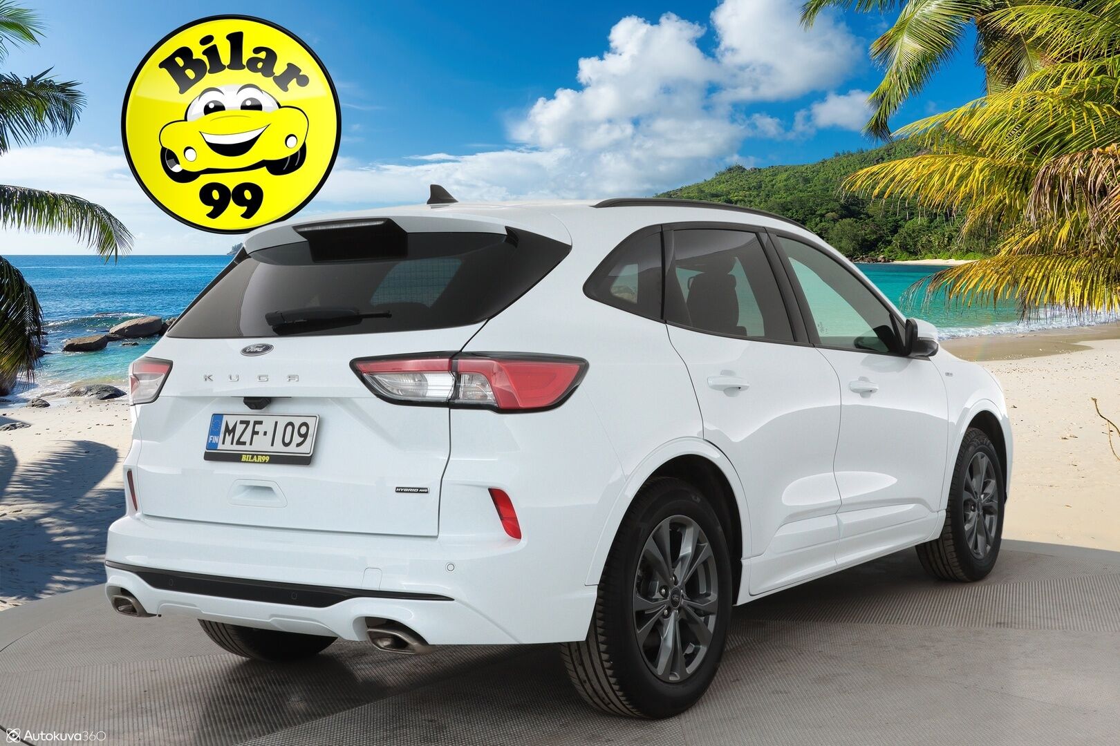 Ford Kuga 2021 2,5 Hybrid (HEV) 190hv CVT AWD ST-Line X 5-ovinen - 1Om Suomiauto / Bang&Olufsen / Peruutuskamera / Adapt.LED / Nahka-Alcantara / Lämm.Tuulilasi / Navi / Huippuvarusteet!
