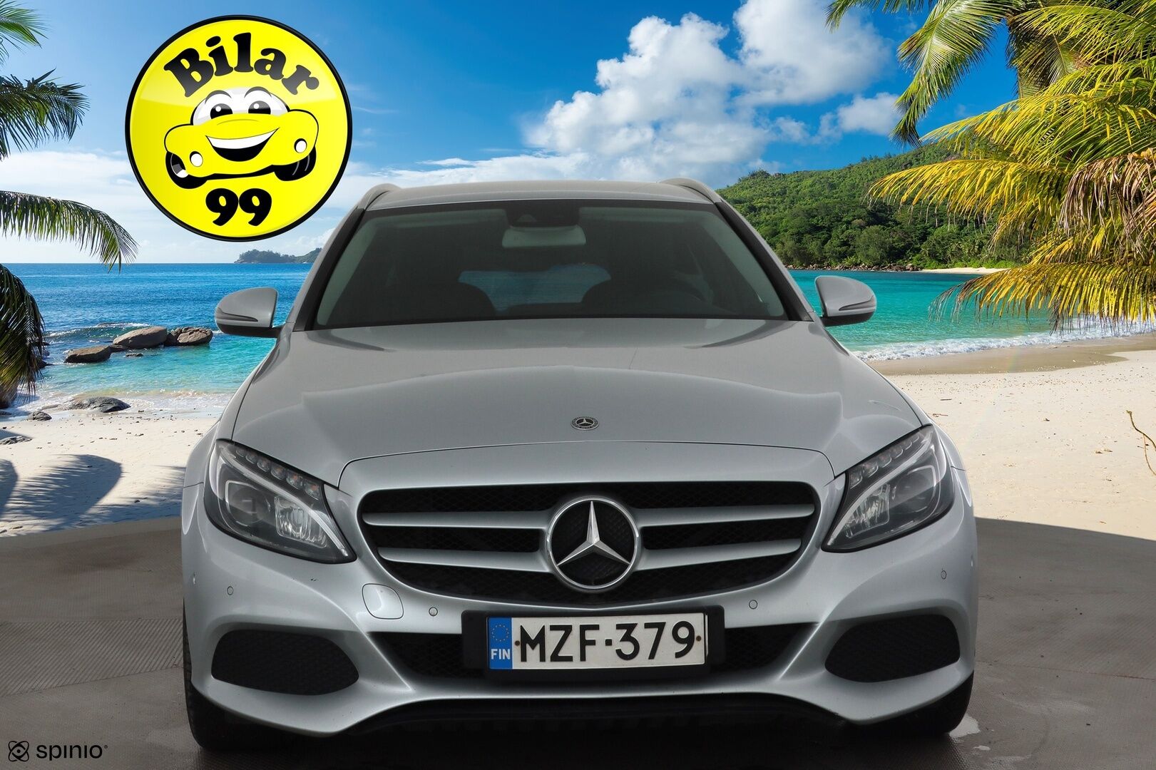 Mercedes-Benz C 2018 220 d 4Matic T A Premium Business * Vakkari / Webasto / Koukku / Osasähköt / LED / Sporttinahat / P.kamera * - Kahdet renkaat 