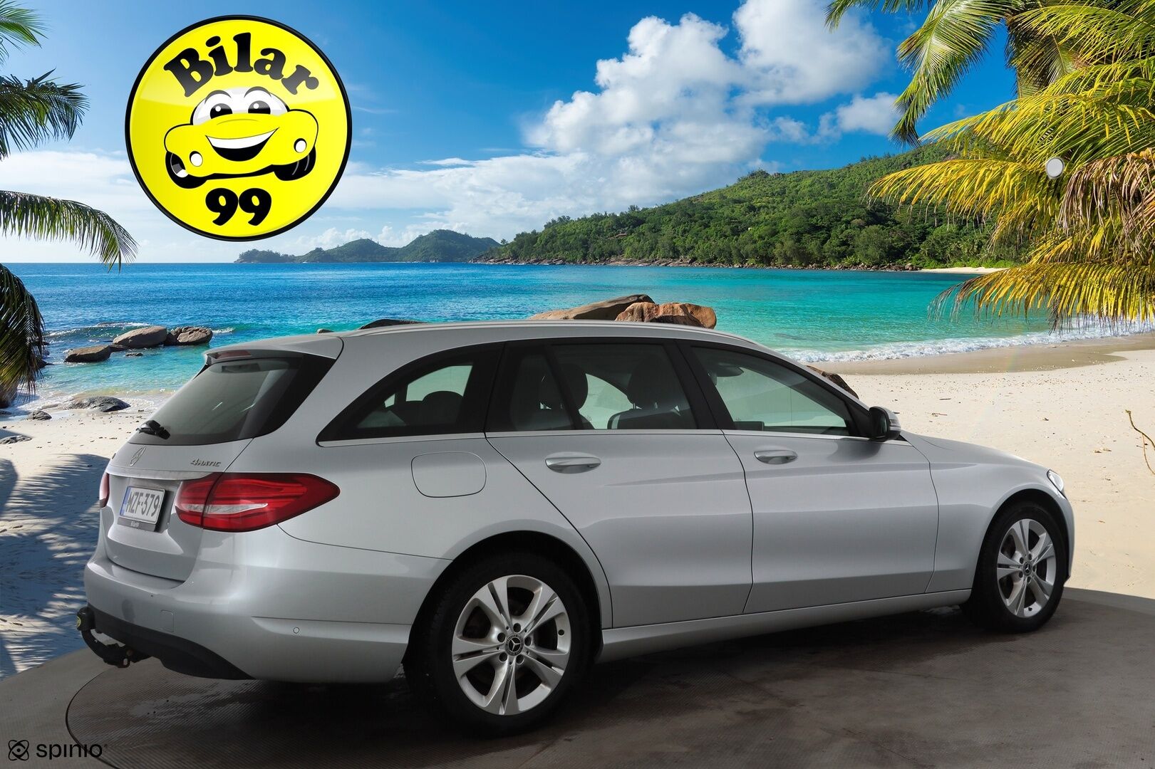 Mercedes-Benz C 2018 220 d 4Matic T A Premium Business * Vakkari / Webasto / Koukku / Osasähköt / LED / Sporttinahat / P.kamera * - Kahdet renkaat 