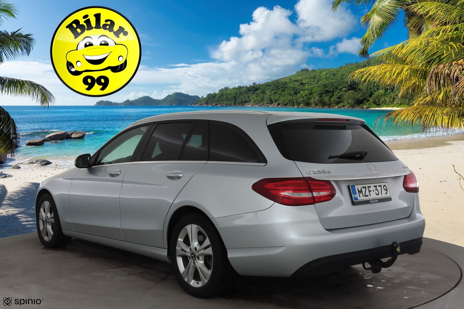 Mercedes-Benz C 2018 220 d 4Matic T A Premium Business * Vakkari / Webasto / Koukku / Osasähköt / LED / Sporttinahat / P.kamera * - Kahdet renkaat - HULLUT AVAJAISHULINAT KORKOTARJOUS 3,29 %