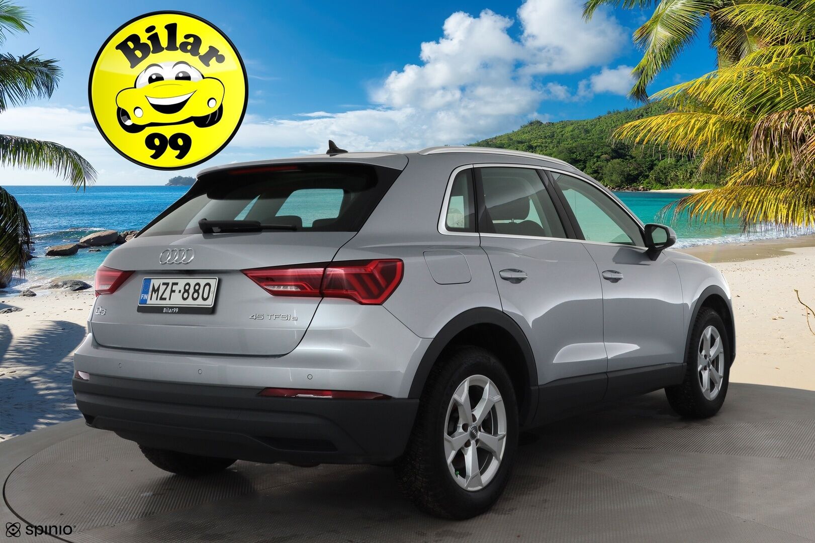 Audi Q3 2021 Business 45 TFSI e 180 kW S tronic Electrified Edition * ACC / LED / P.kamera / Sportpenkit / Kaistavahti / Keyless * - 1-om Suomi-auto / 2x Latauskaapelit / Kahdet renkaat - Osta nyt, maksa vasta ensi vuonna