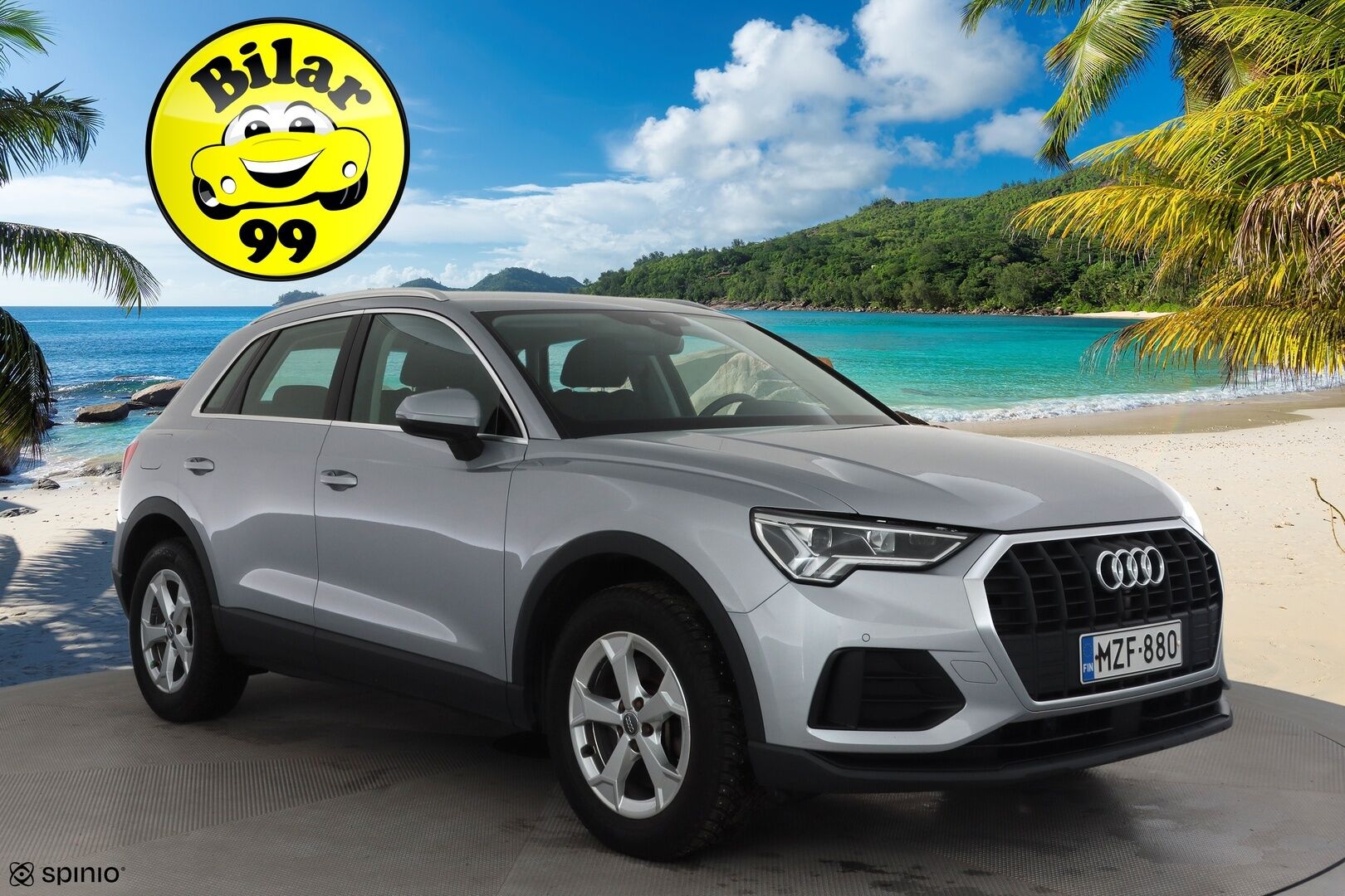 Audi Q3 2021 Business 45 TFSI e 180 kW S tronic Electrified Edition * ACC / LED / P.kamera / Sportpenkit / Kaistavahti / Keyless * - 1-om Suomi-auto / 2x Latauskaapelit / Kahdet renkaat - Osta nyt, maksa vasta ensi vuonna