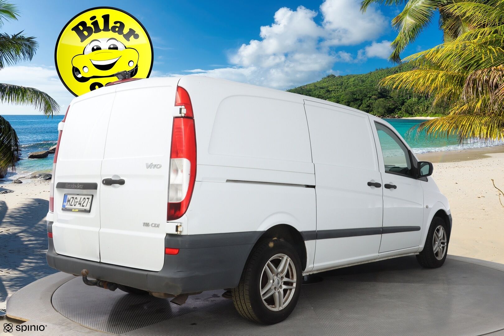 Mercedes-Benz Vito 2012 116CDI -3,05/32K keskipitkä A2 kork. *Webasto / Vetokoukku / Kamera / Vakkari / Bluetooth / Työtaso* - Kahdet renkaat vanteilla / Katsastus 5.2026