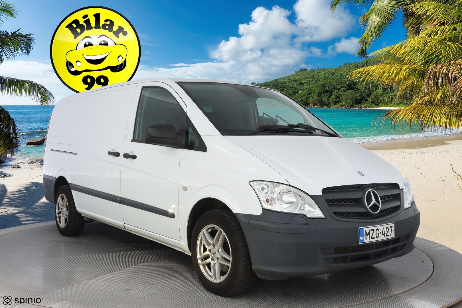 Mercedes-Benz Vito 2012 116CDI -3,05/32K keskipitkä A2 kork. *Webasto / Vetokoukku / Kamera / Vakkari / Bluetooth / Työtaso* - Kahdet renkaat vanteilla / Katsastus 5.2026