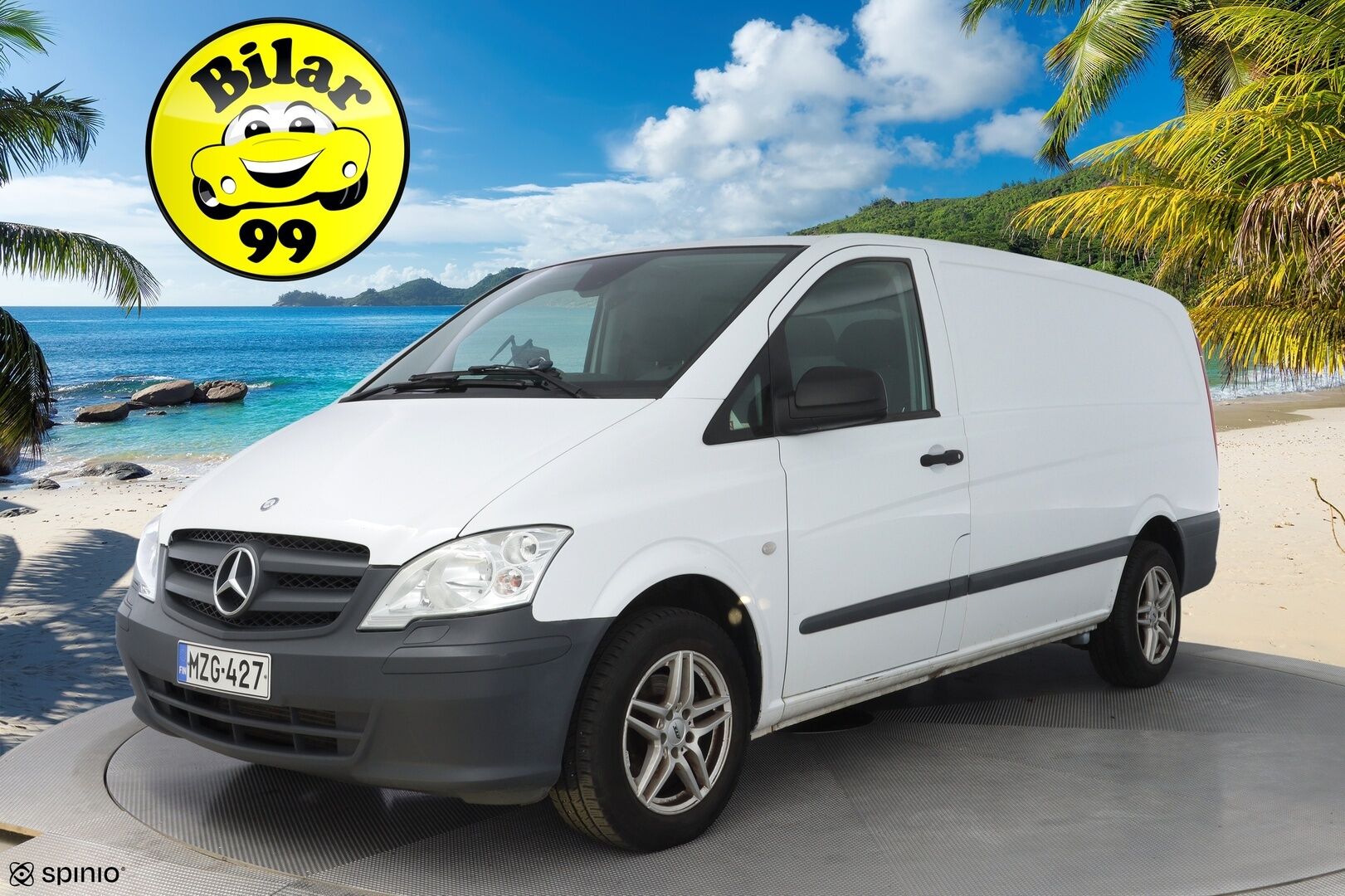 Mercedes-Benz Vito 2012 116CDI -3,05/32K keskipitkä A2 kork. *Webasto / Vetokoukku / Kamera / Vakkari / Bluetooth / Työtaso* - KATSO KAMPANJAHINTA! / Kahdet renkaat vanteilla / Katsastus 5.2026 / Juuri huollettu! - HULLUT BLACKWEEK JATKOT - KORKOTARJOUS 2,49%