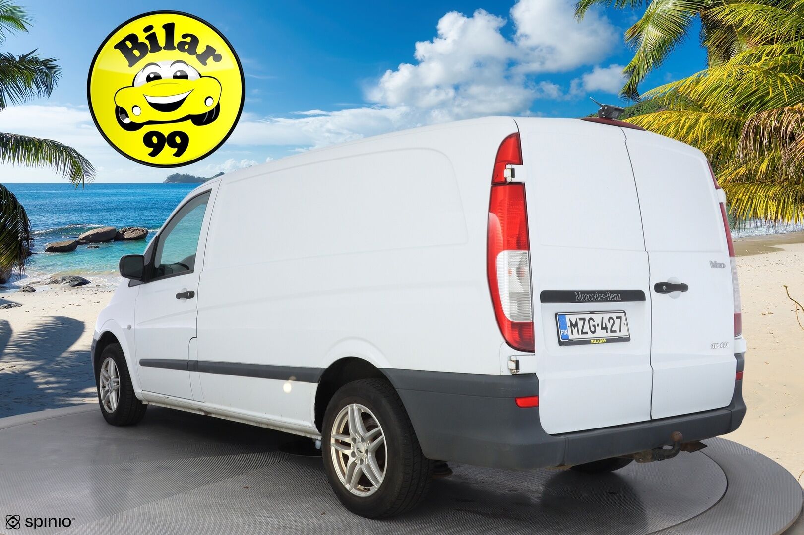 Mercedes-Benz Vito 2012 116CDI -3,05/32K keskipitkä A2 kork. *Webasto / Vetokoukku / Kamera / Vakkari / Bluetooth / Työtaso* - Kahdet renkaat vanteilla / Katsastus 5.2026